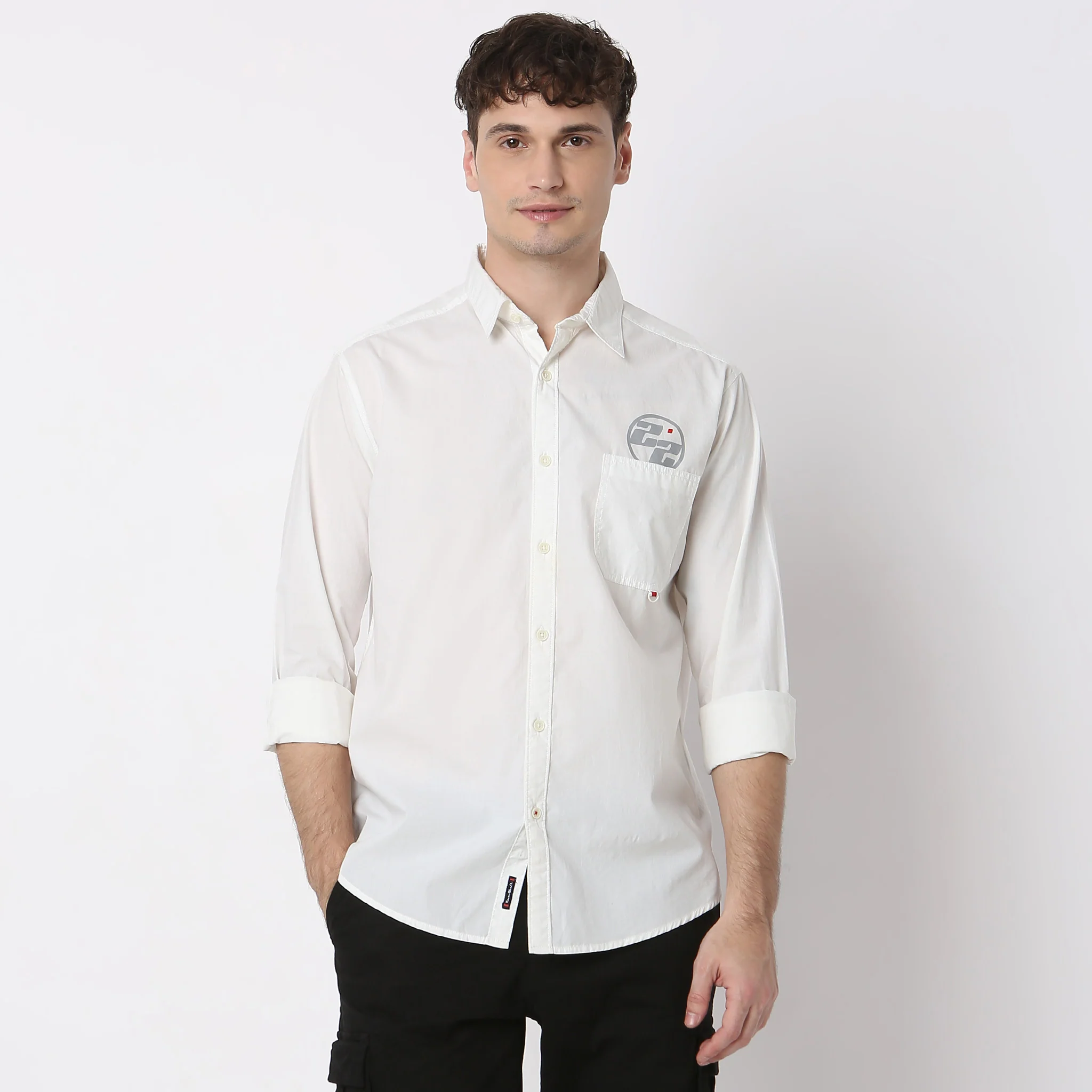 Alpha™ Shirt - Cool Graphic Printed Black Shirt - Soft 100% Cotton - Regular Fit - Image 7
