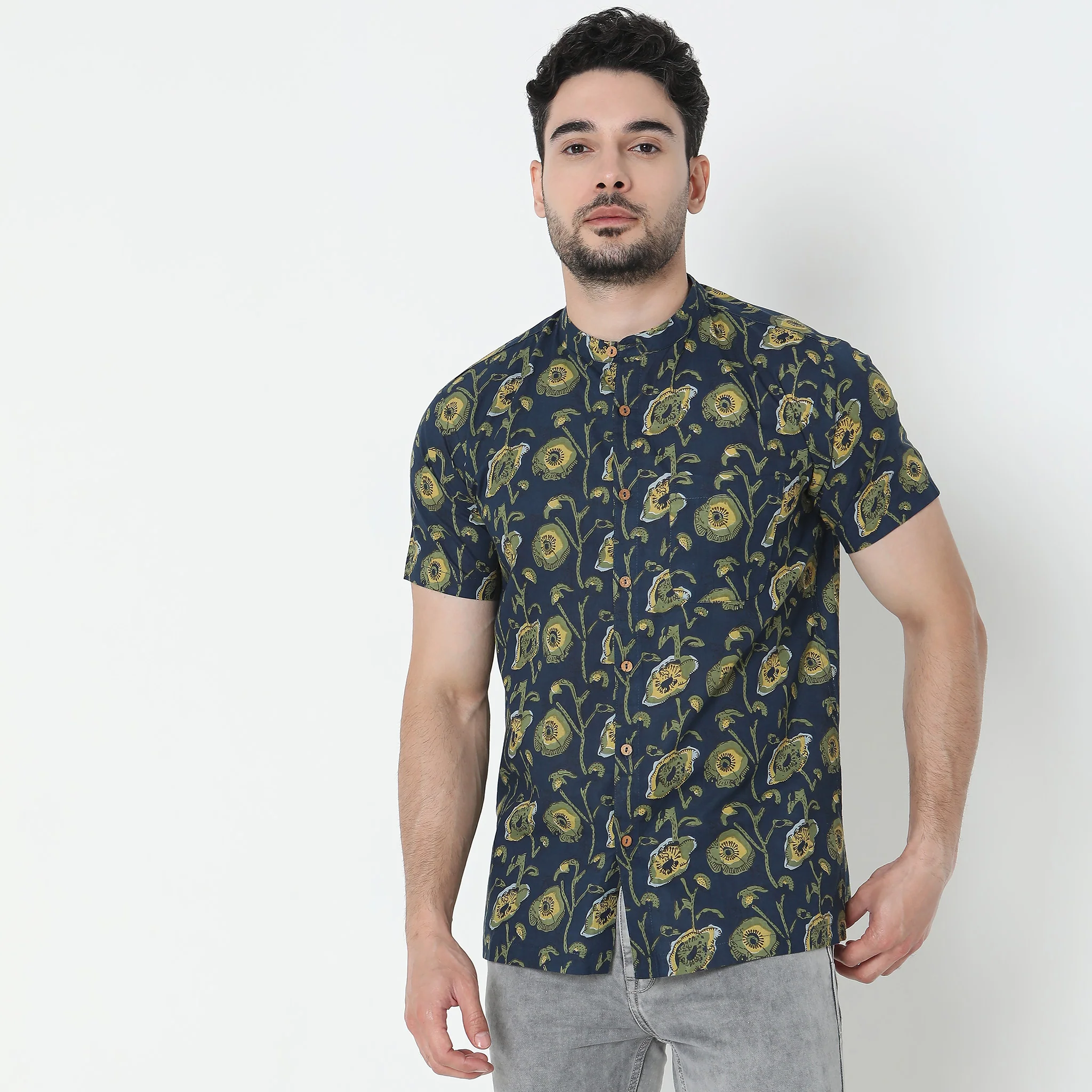 Regular Fit Printed Shirt - Image 2