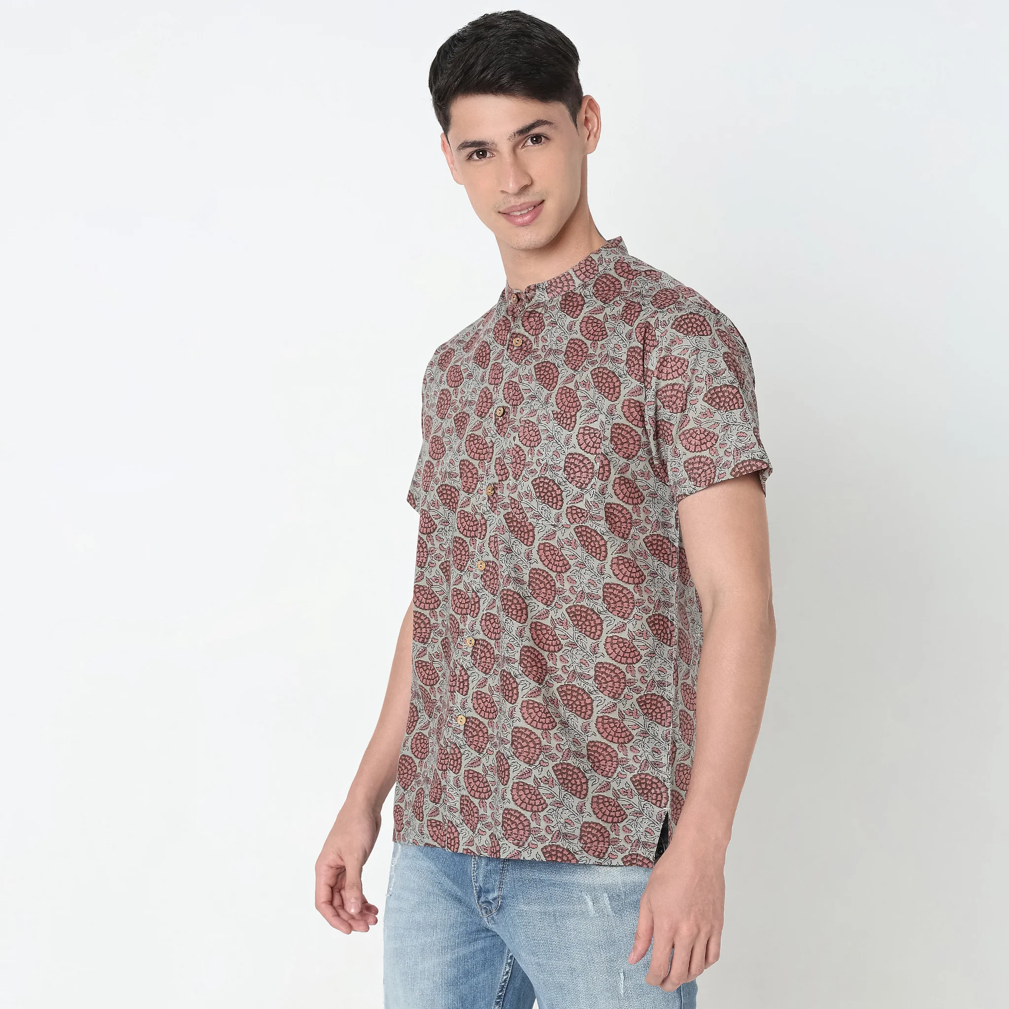 Regular Fit Printed Shirt - Image 4