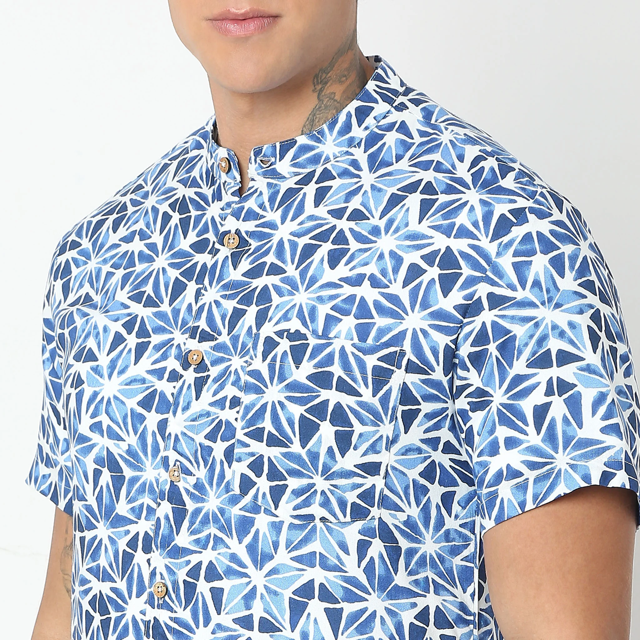 Regular Fit Printed Shirt - Image 4