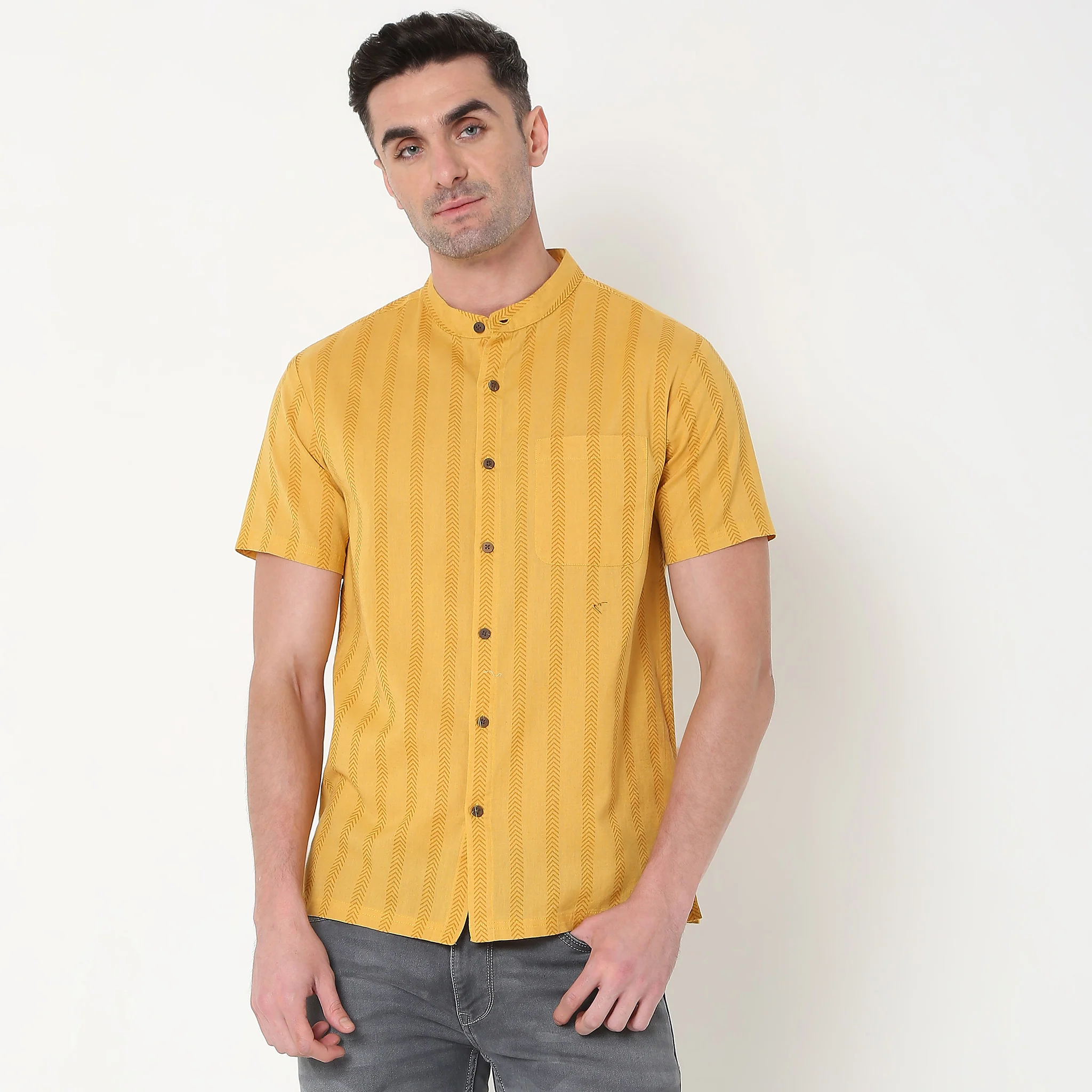 Regular Fit Printed Shirt - Image 2
