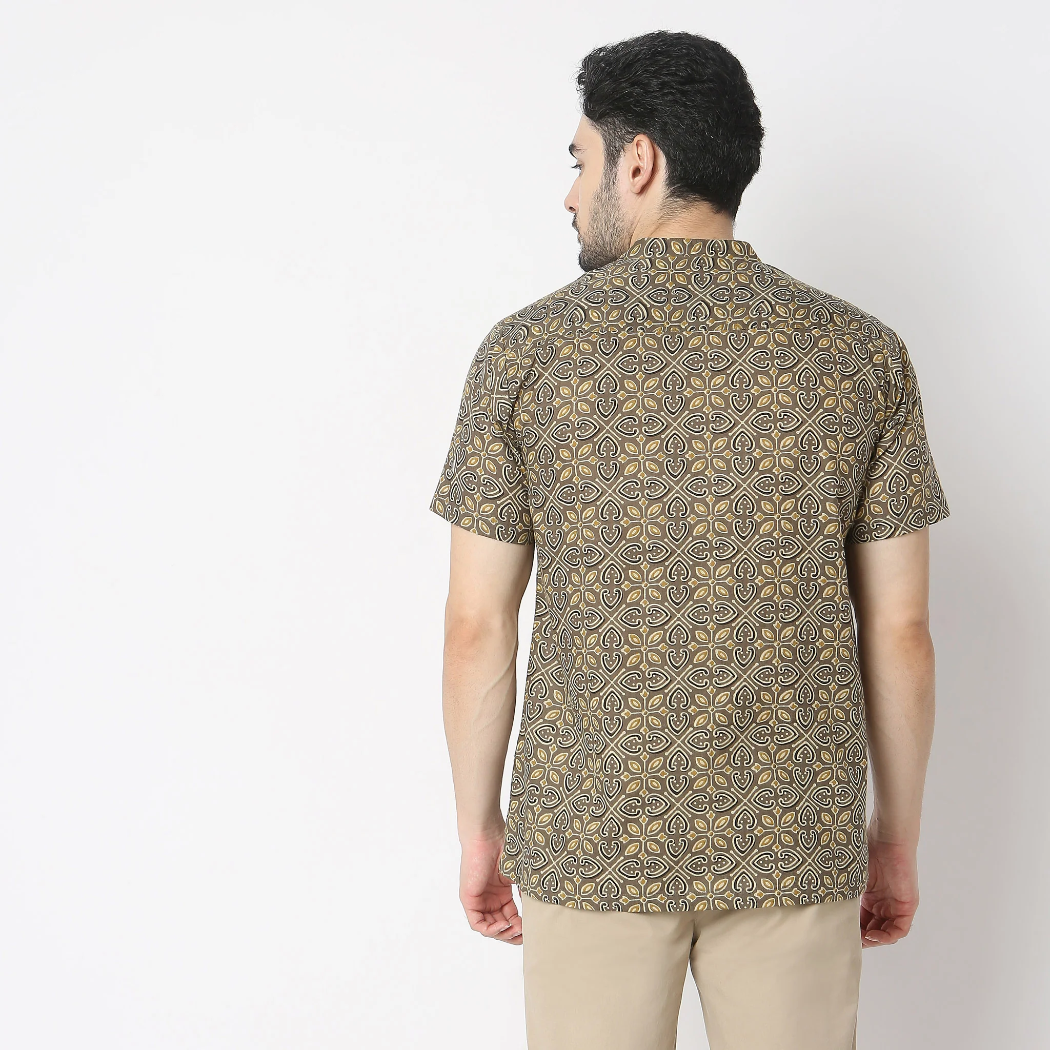 Regular Fit Printed Shirt - Image 3