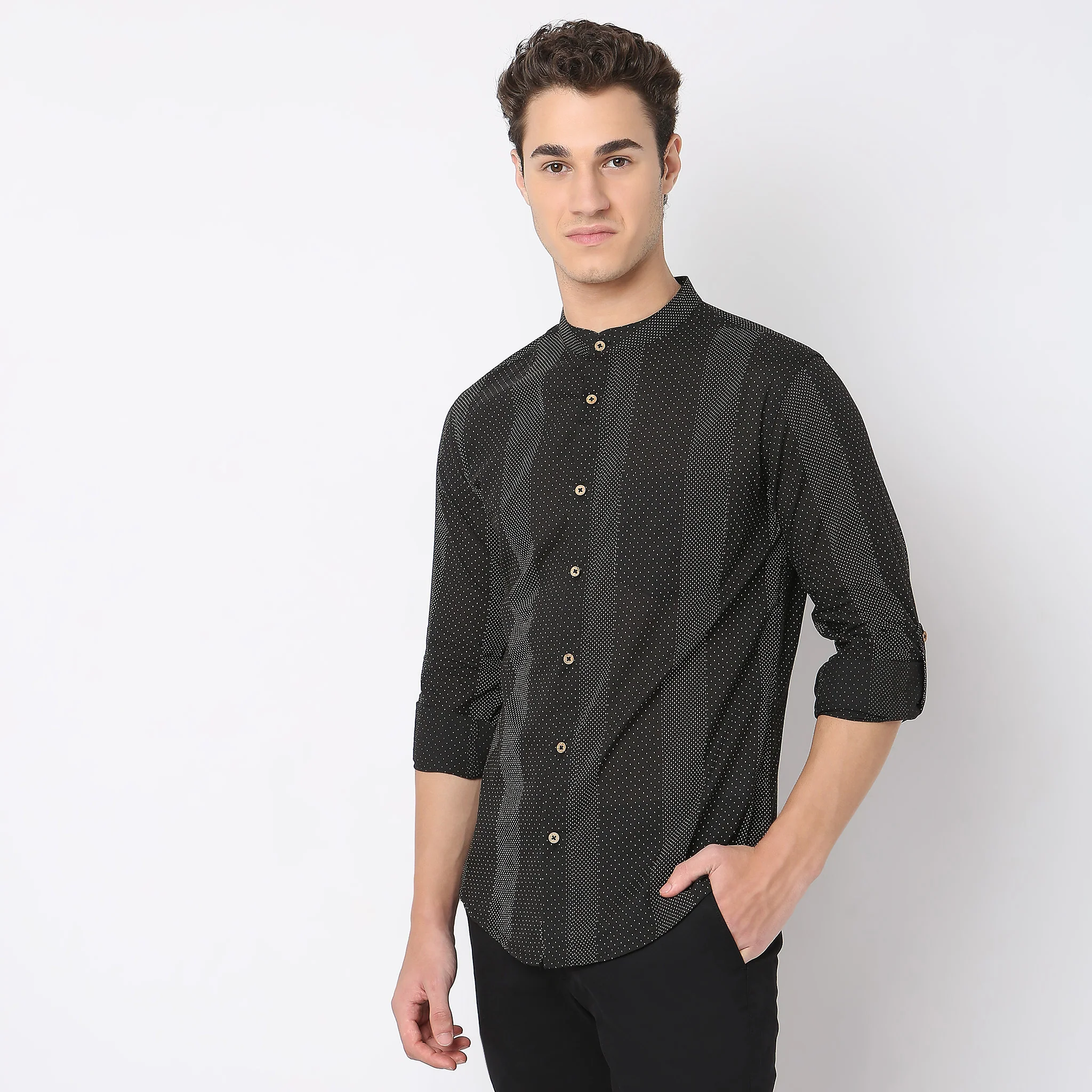 Regular Fit Printed Shirt - Image 5