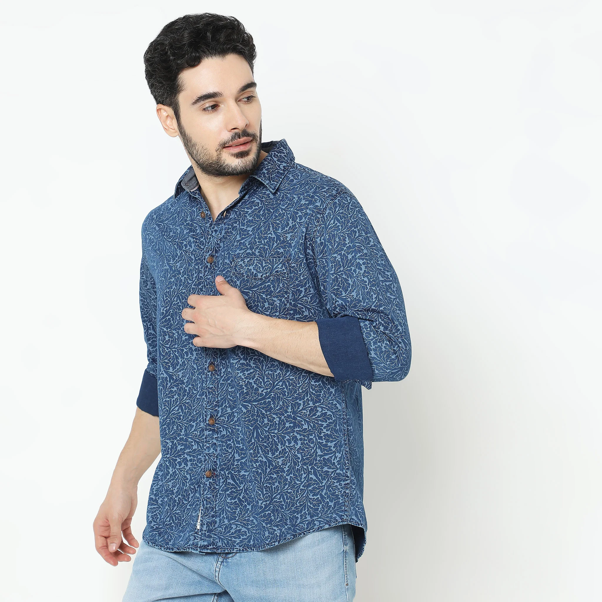 Regular Fit Printed Shirt - Image 5
