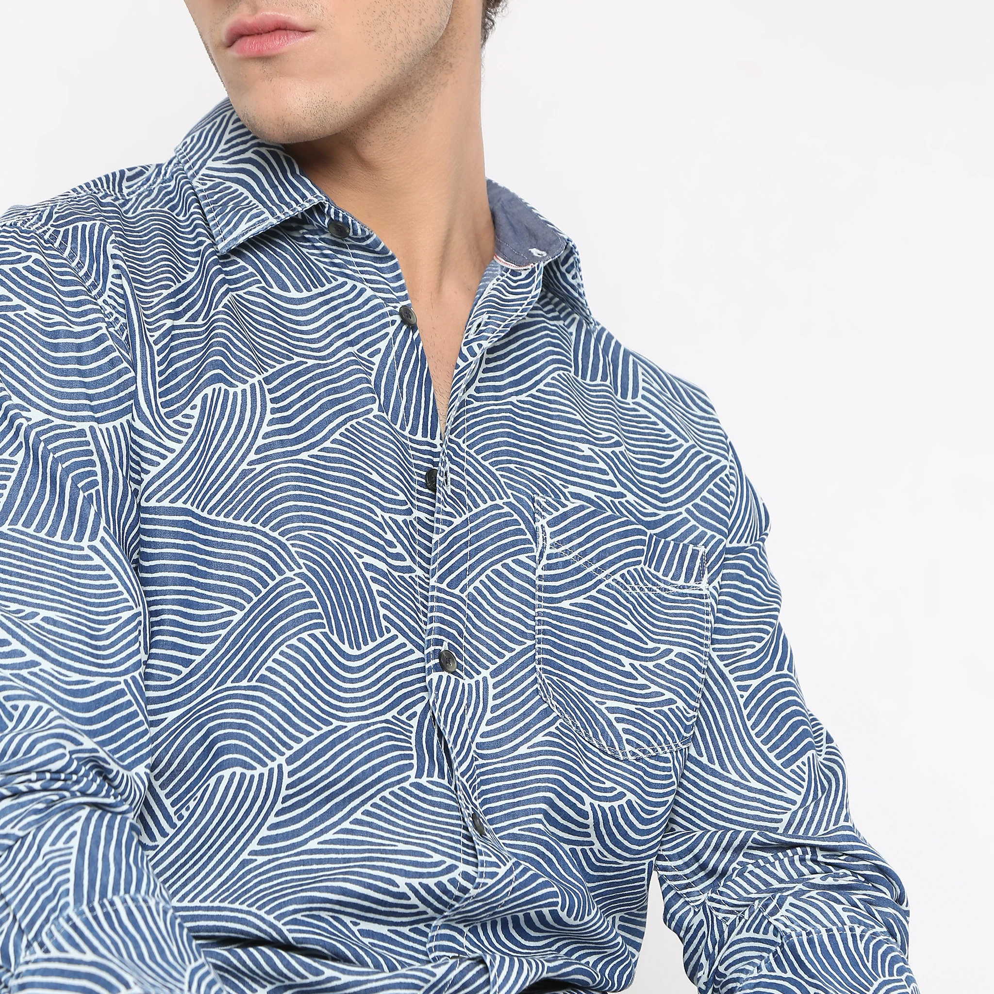 Regular Fit Printed Shirt - Image 4