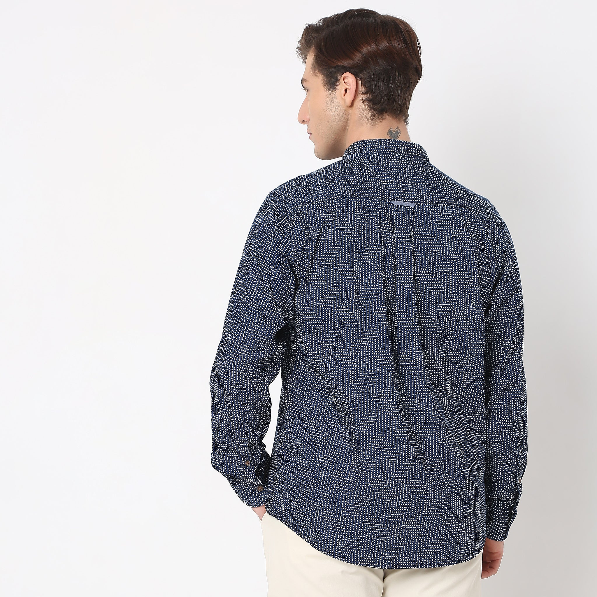 Regular Fit Printed Shirt - Image 3