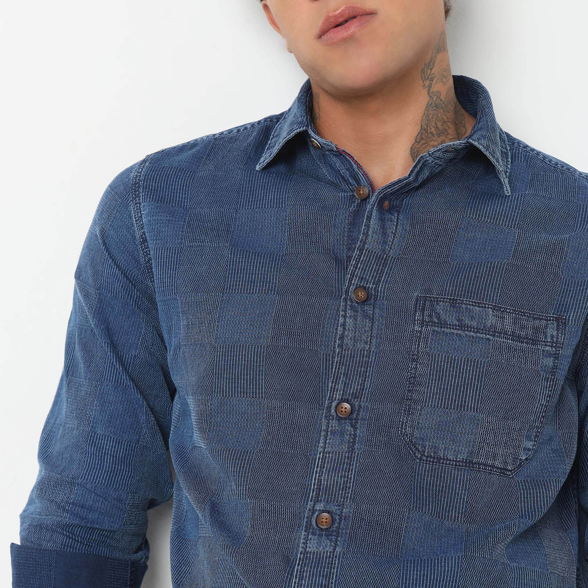 Regular Fit Printed Shirt - Image 4