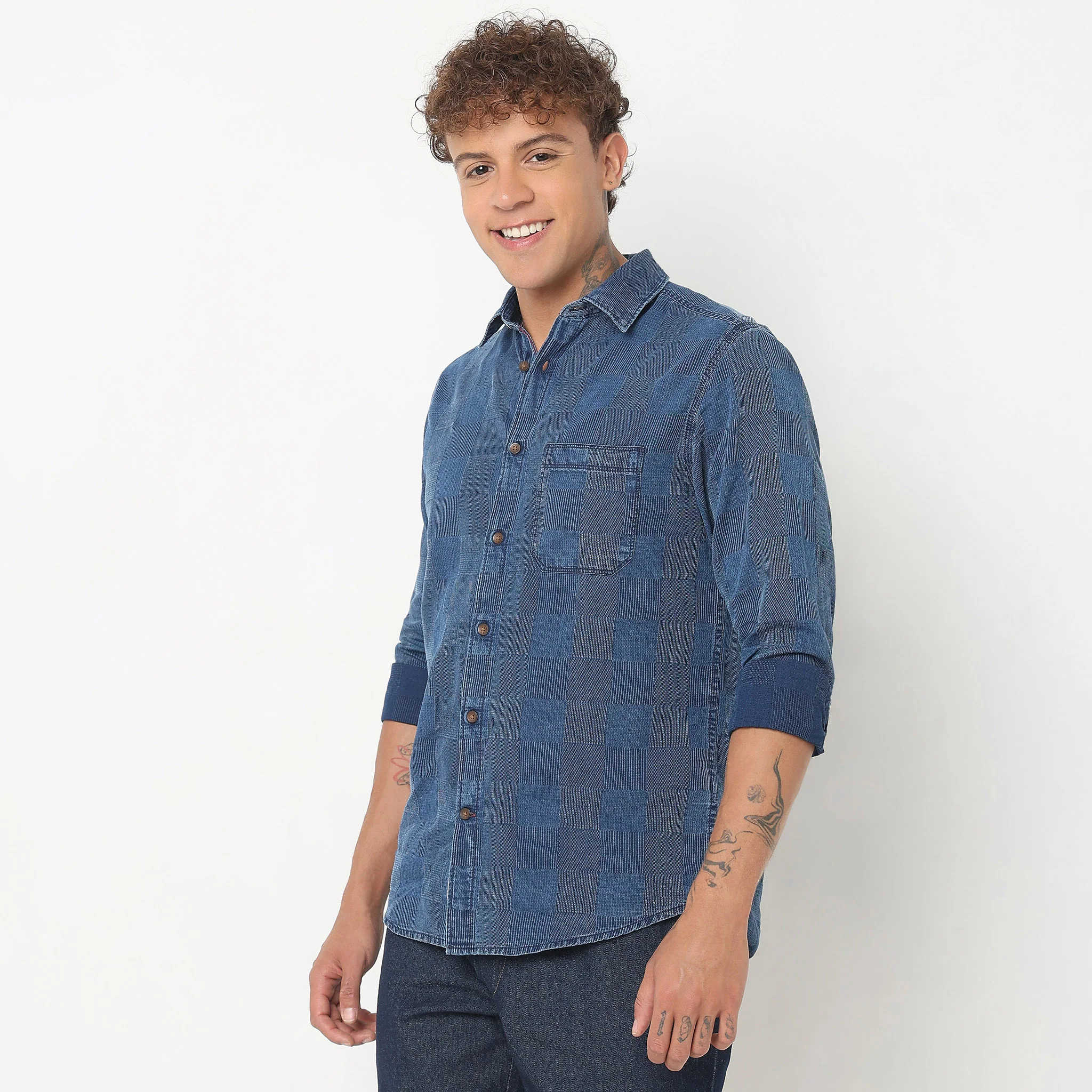 Regular Fit Printed Shirt - Image 5