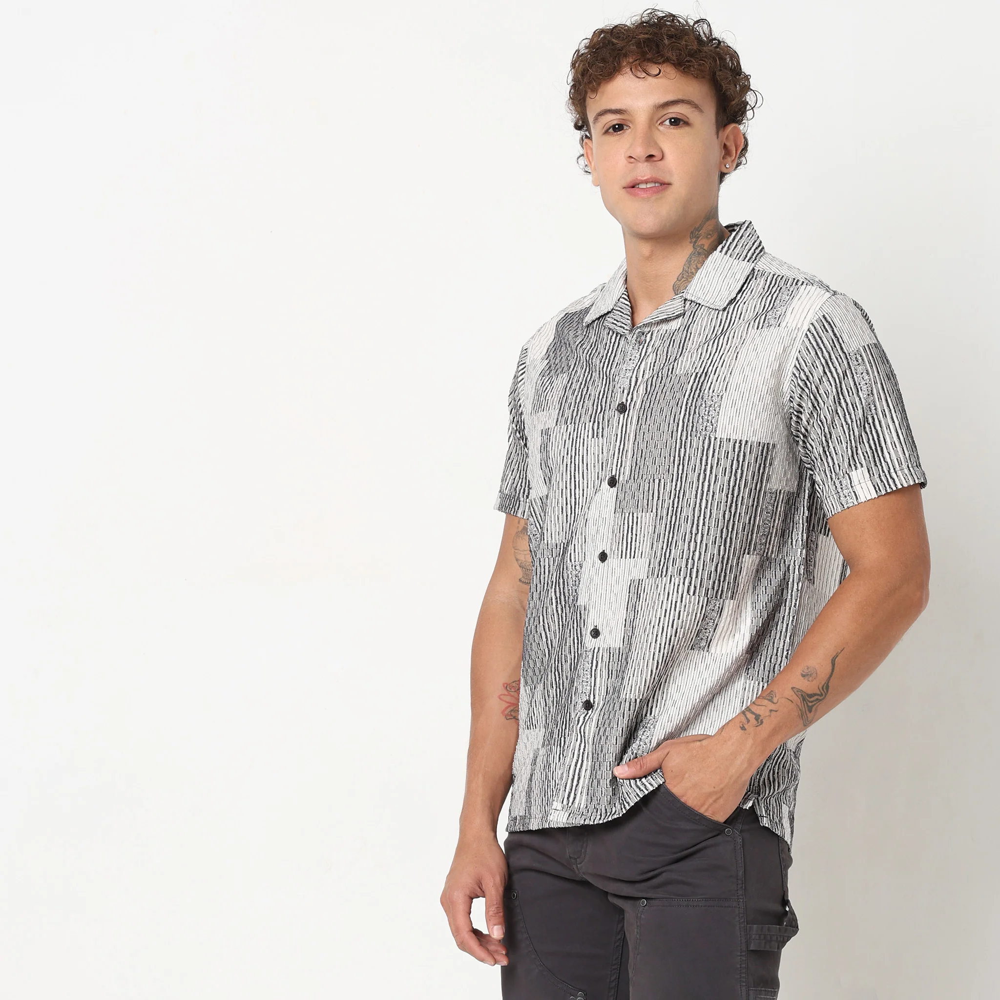 Regular Fit Printed Shirt - Image 10