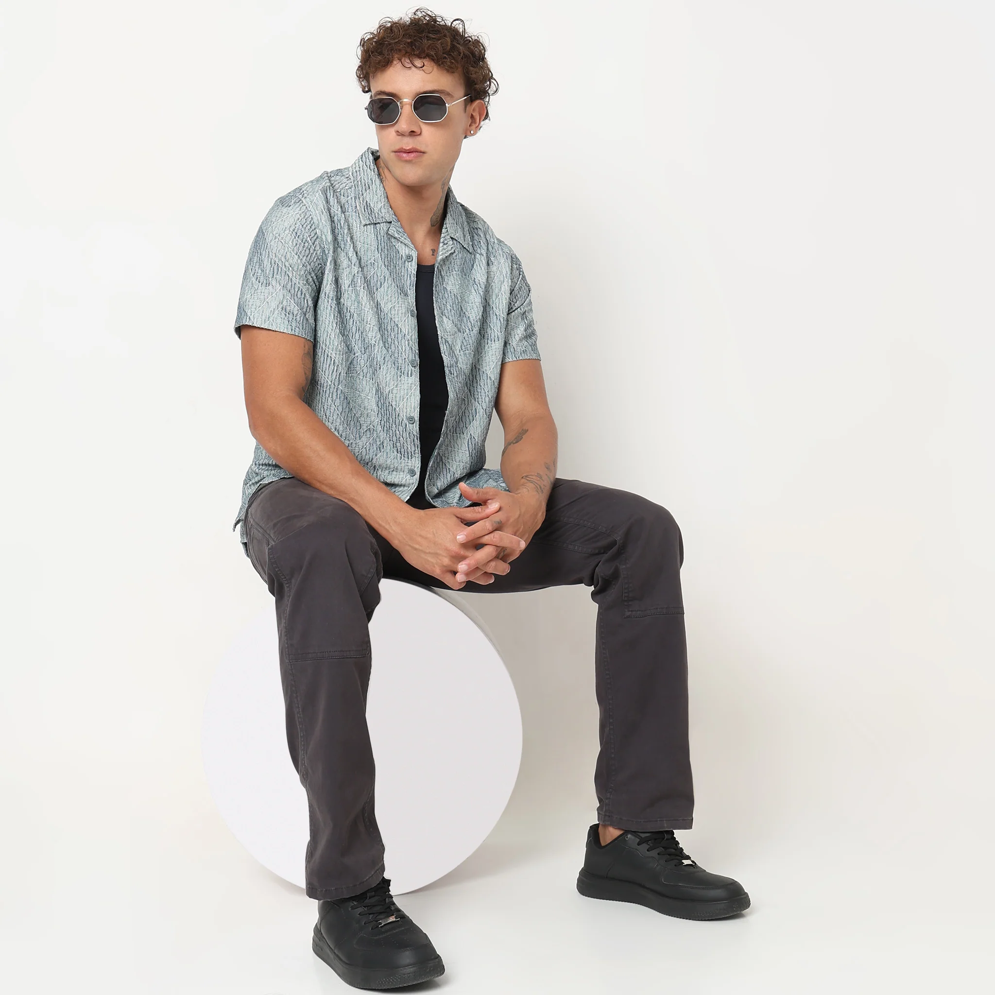 Regular Fit Printed Shirt - Image 11