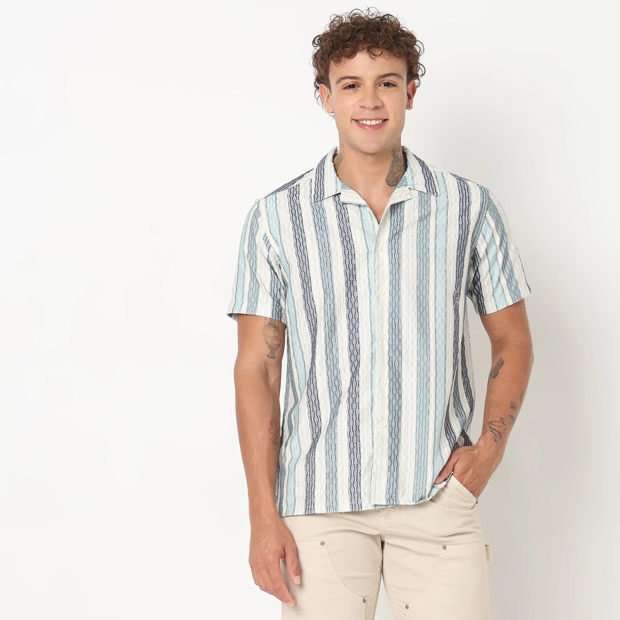 Regular Fit Printed Shirt - Image 22