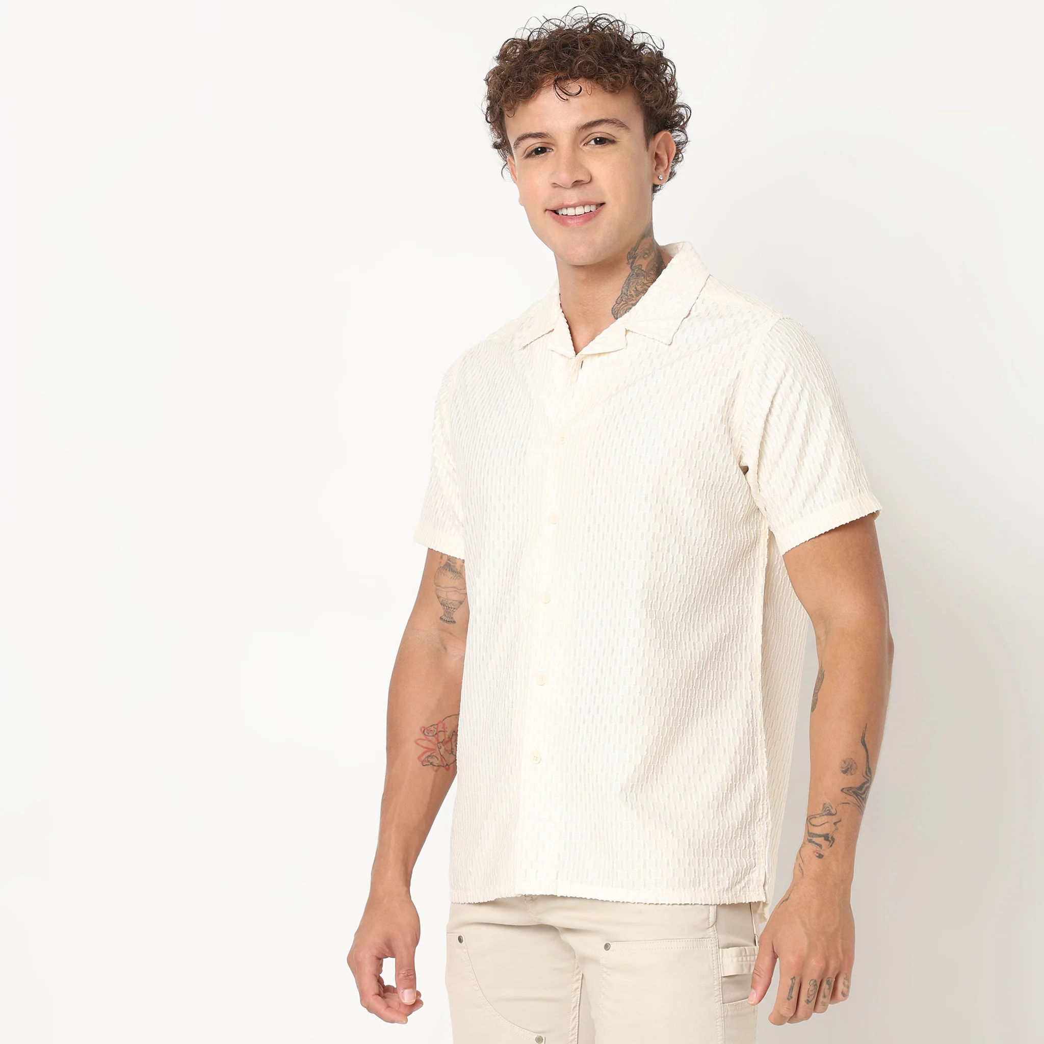 Regular Fit Printed Shirt - Image 5