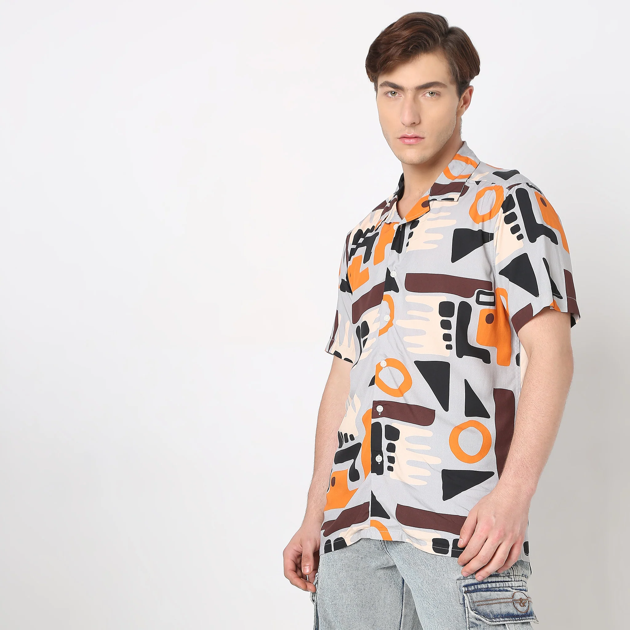 Regular Fit Printed Shirt - Image 2