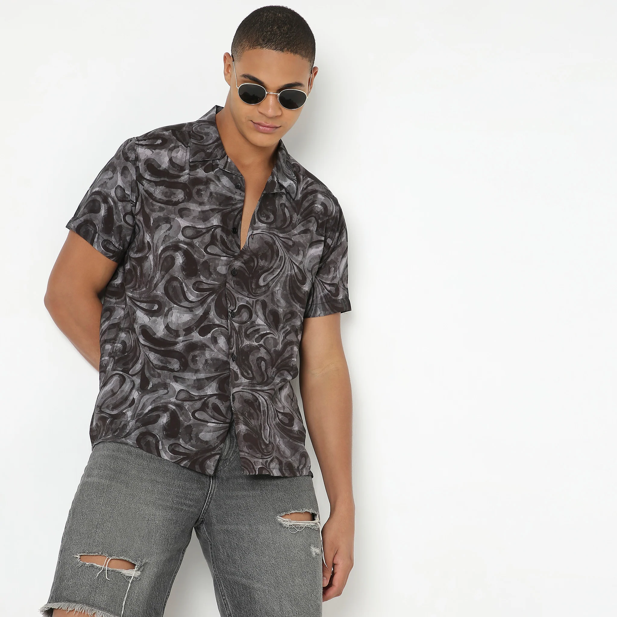 Regular Fit Printed Shirt - Image 22