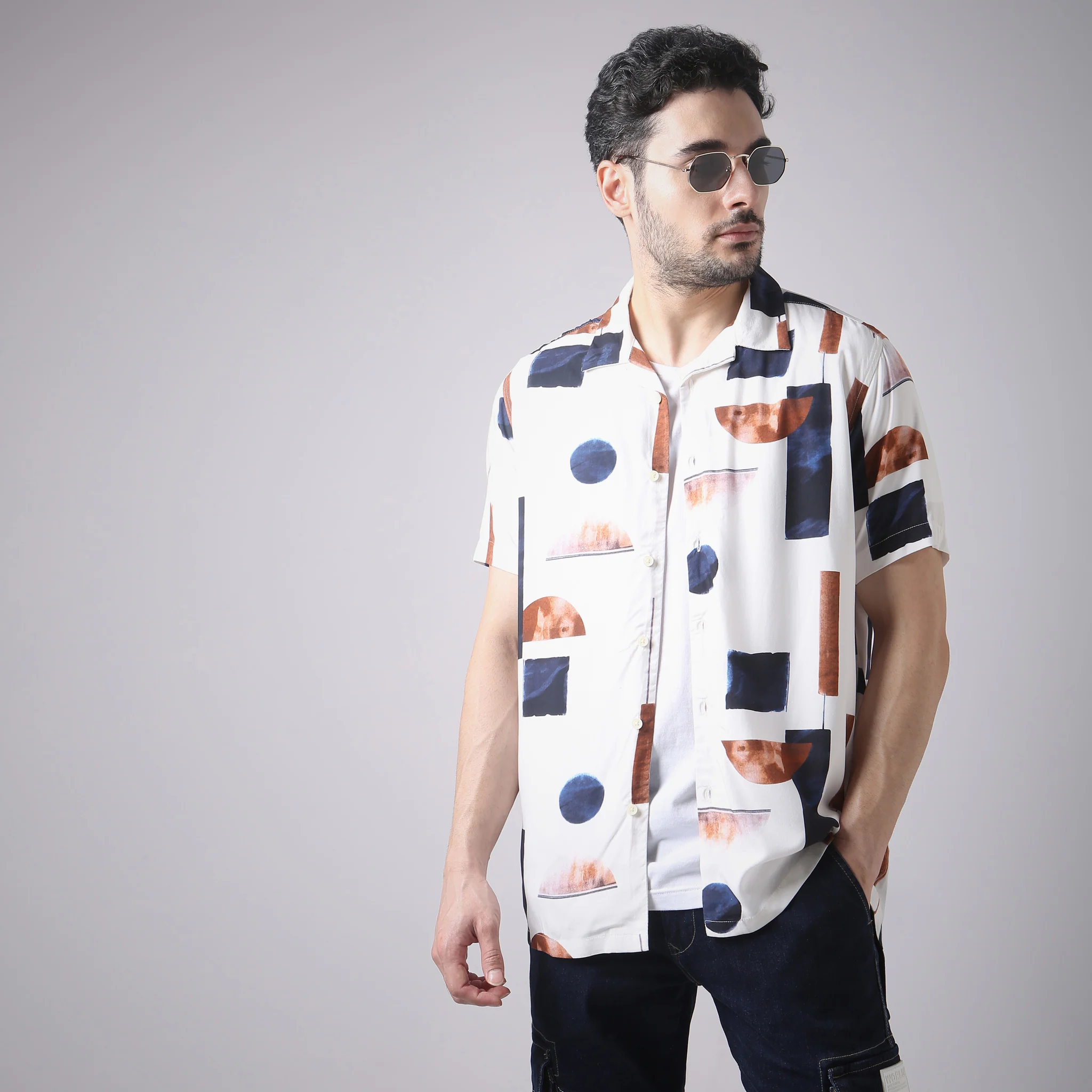 Regular Fit Printed Shirt - Image 26