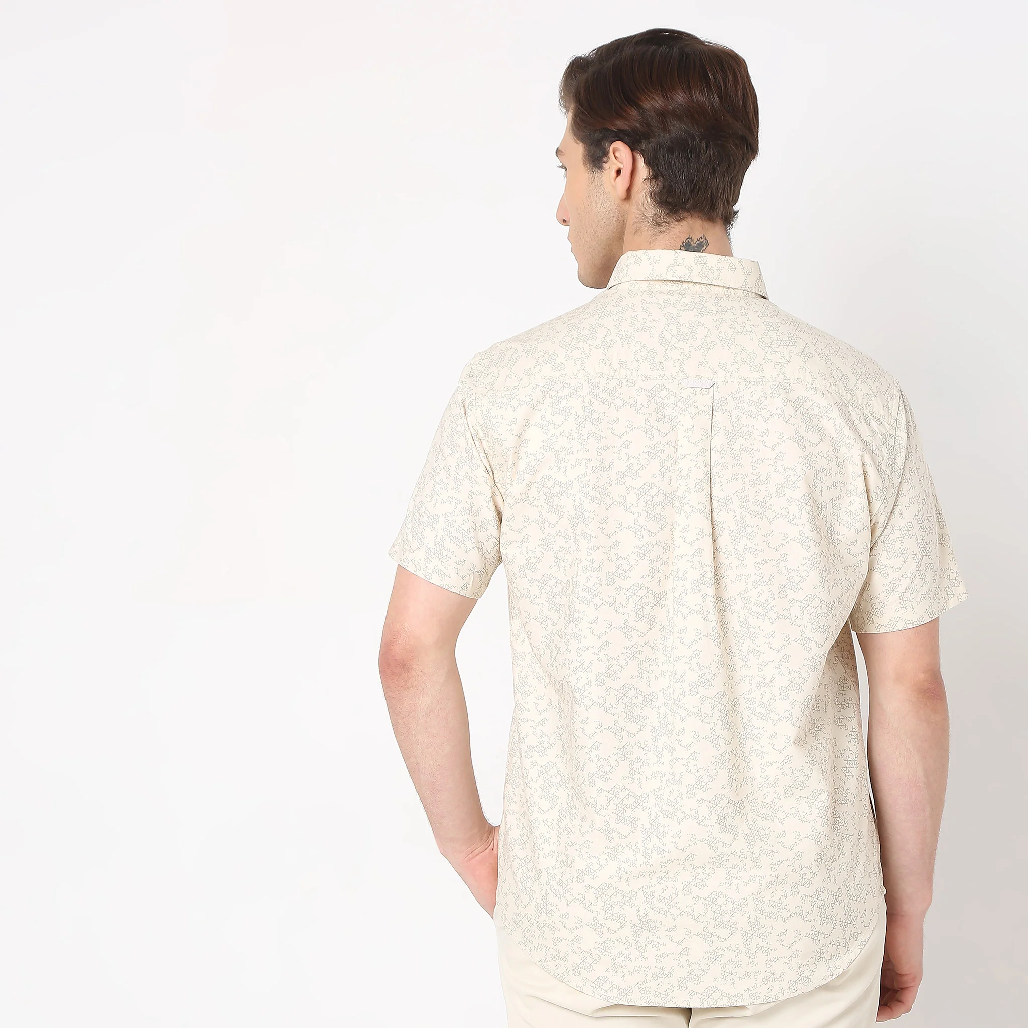Regular Fit Printed Shirt - Image 3