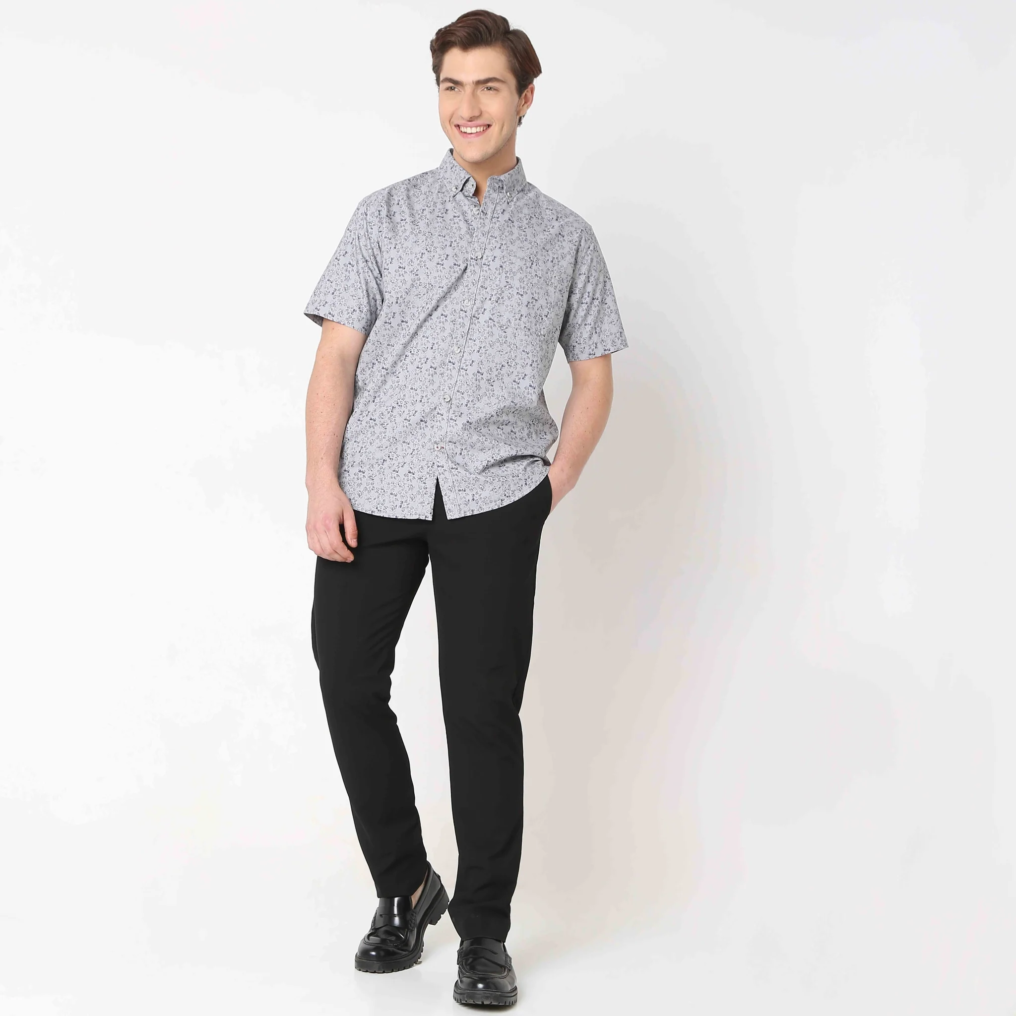 Regular Fit Printed Shirt - Image 5