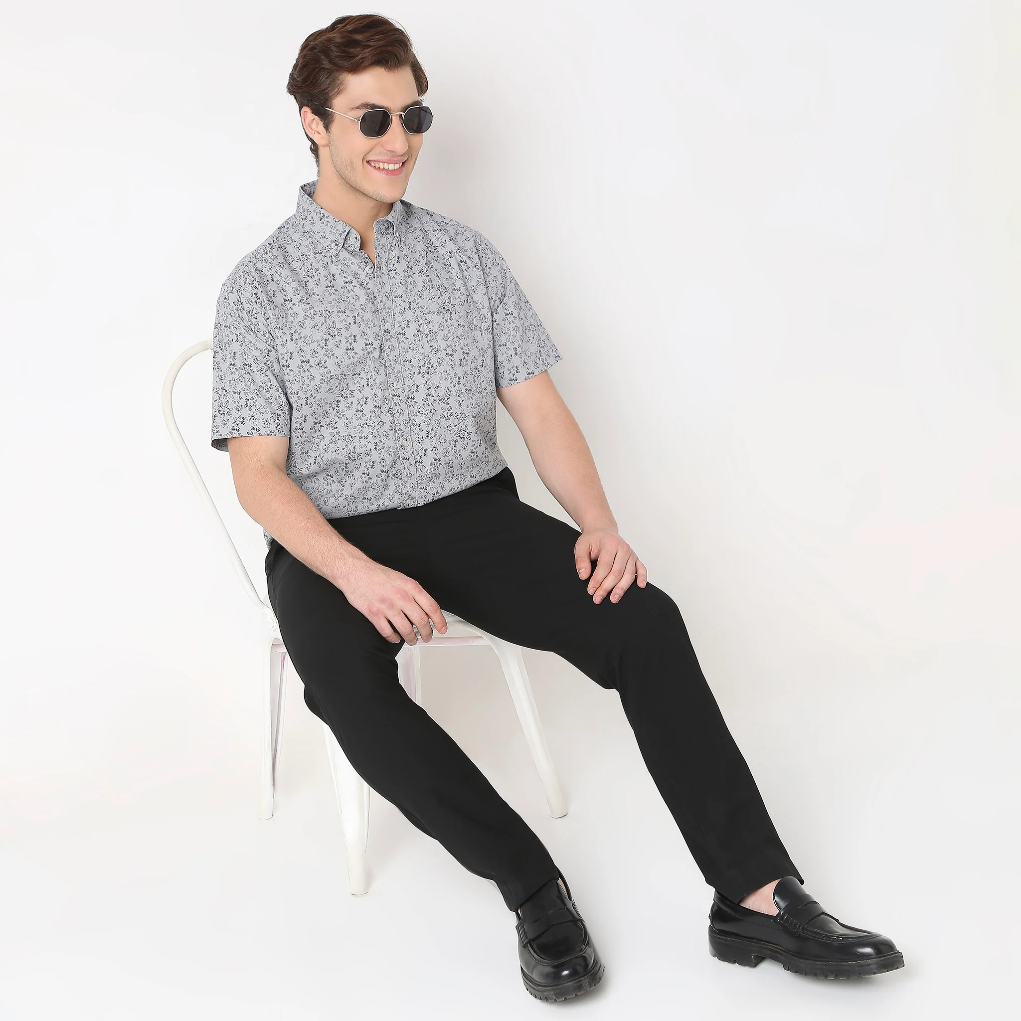 Regular Fit Printed Shirt - Image 6