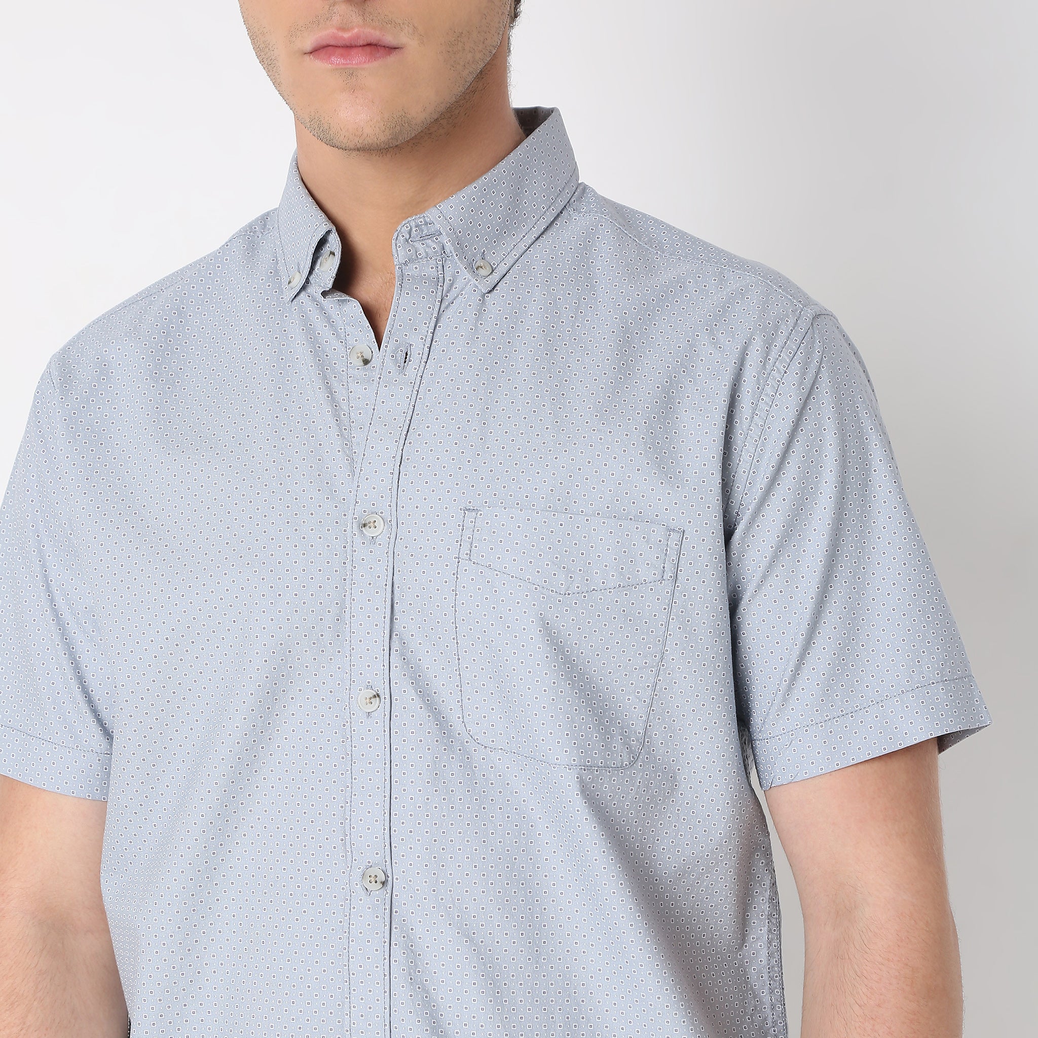 Regular Fit Printed Shirt - Image 4