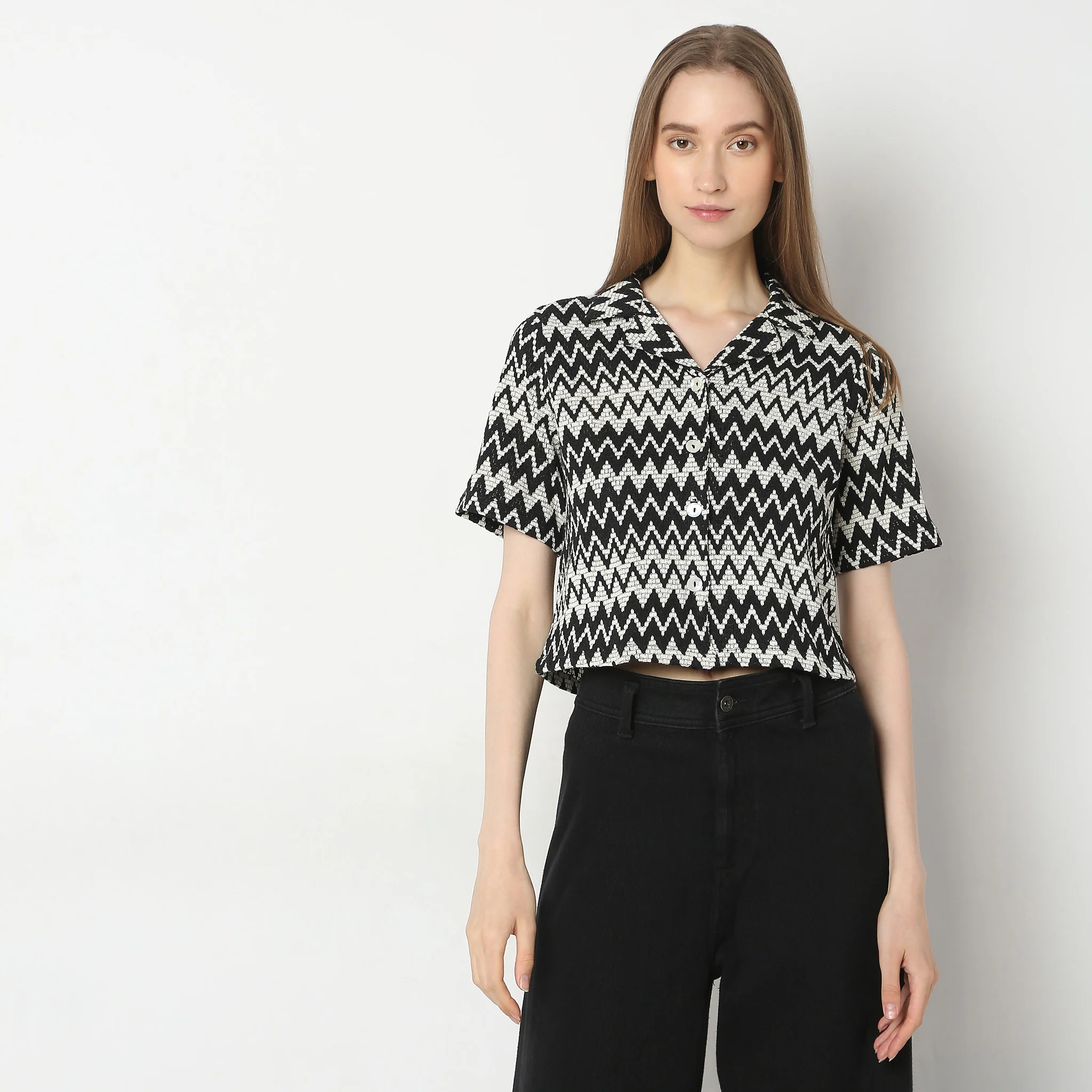Regular Fit Printed Shirt - Image 2