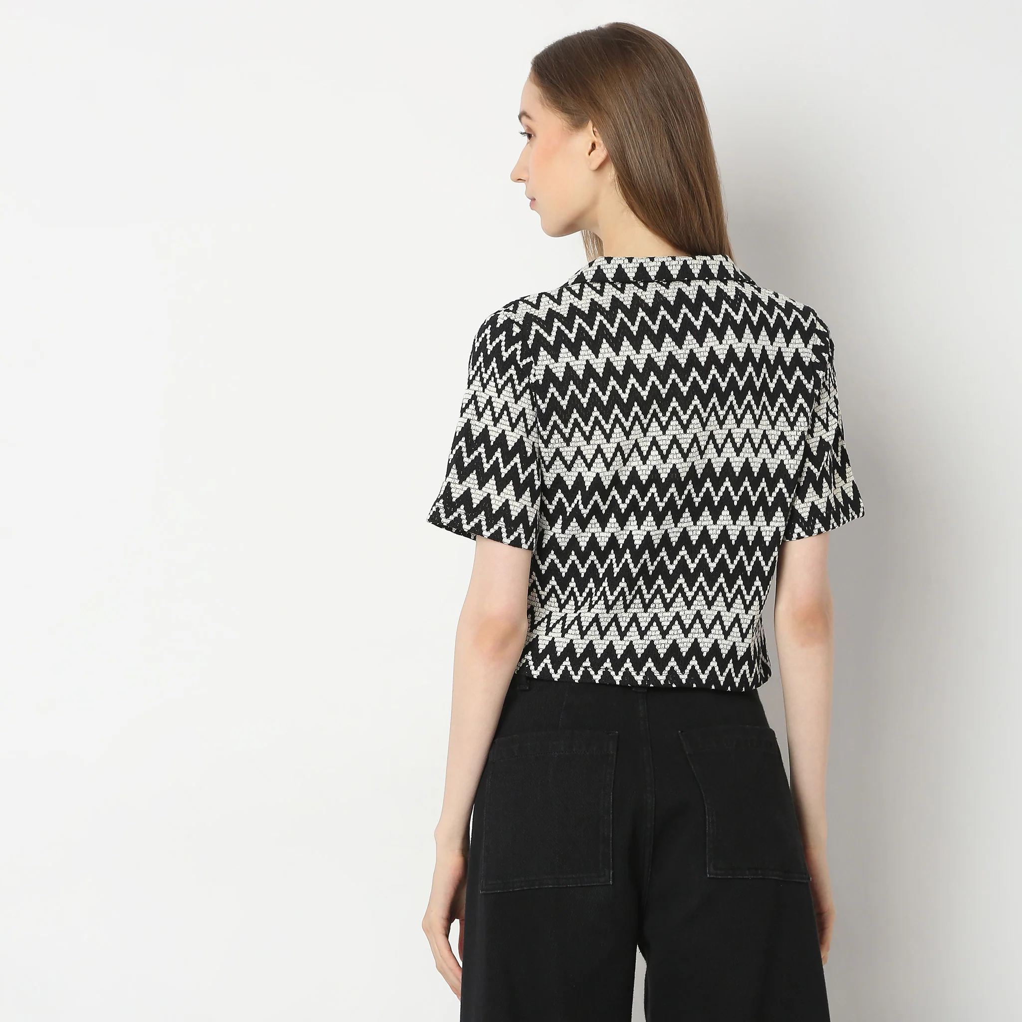 Regular Fit Printed Shirt - Image 3