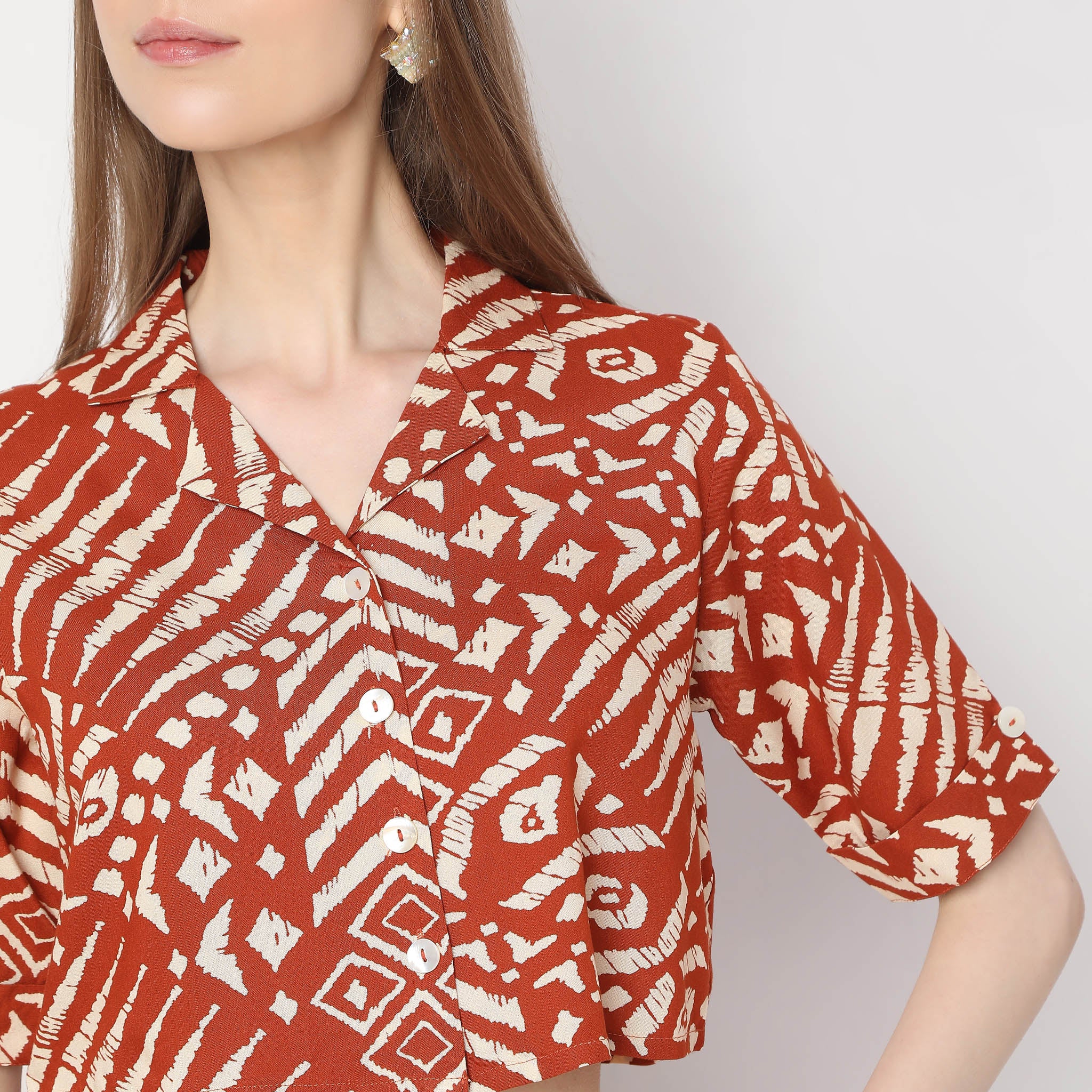 Regular Fit Printed Shirt - Image 4