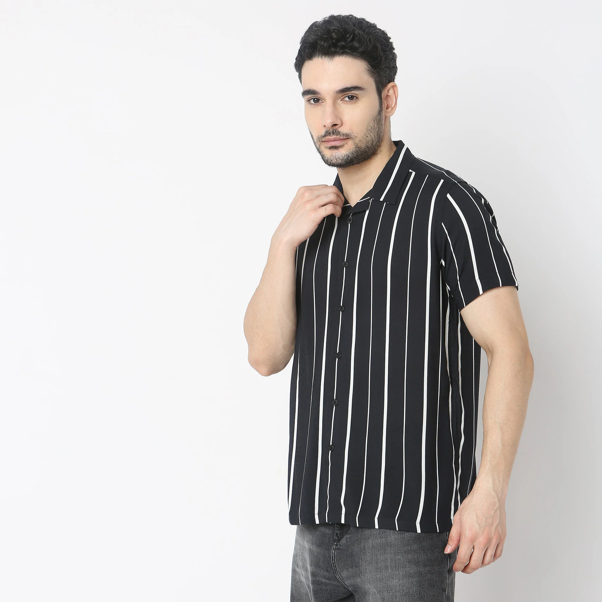 Retreat™ Shirt - 100% Premium Rayon - Modern Print - Regular Fit - Image 10