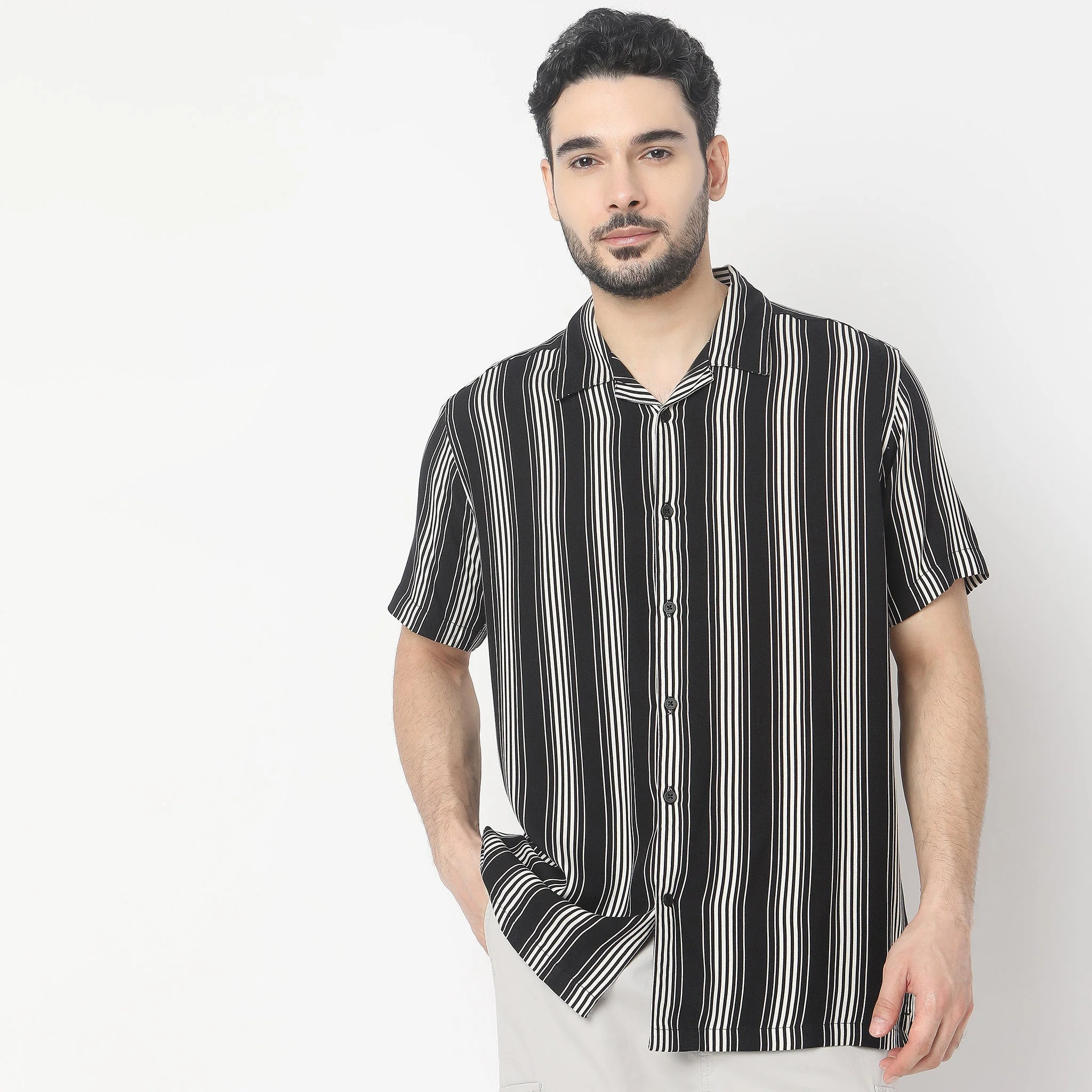 Retreat ®️ Shirt Premium 40s Fine Rayon Regular Fit Printed Shirt - Image 17