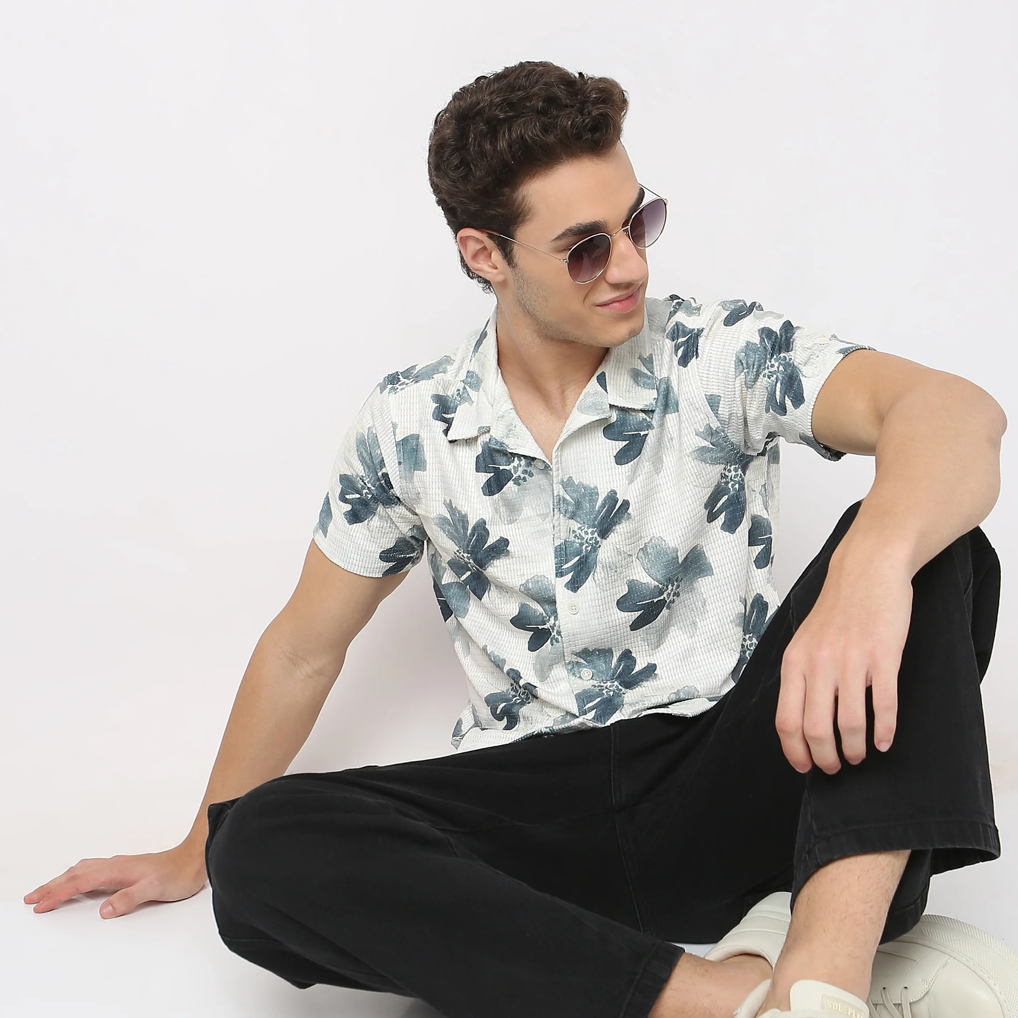 Regular Fit Printed Shirt - Image 2