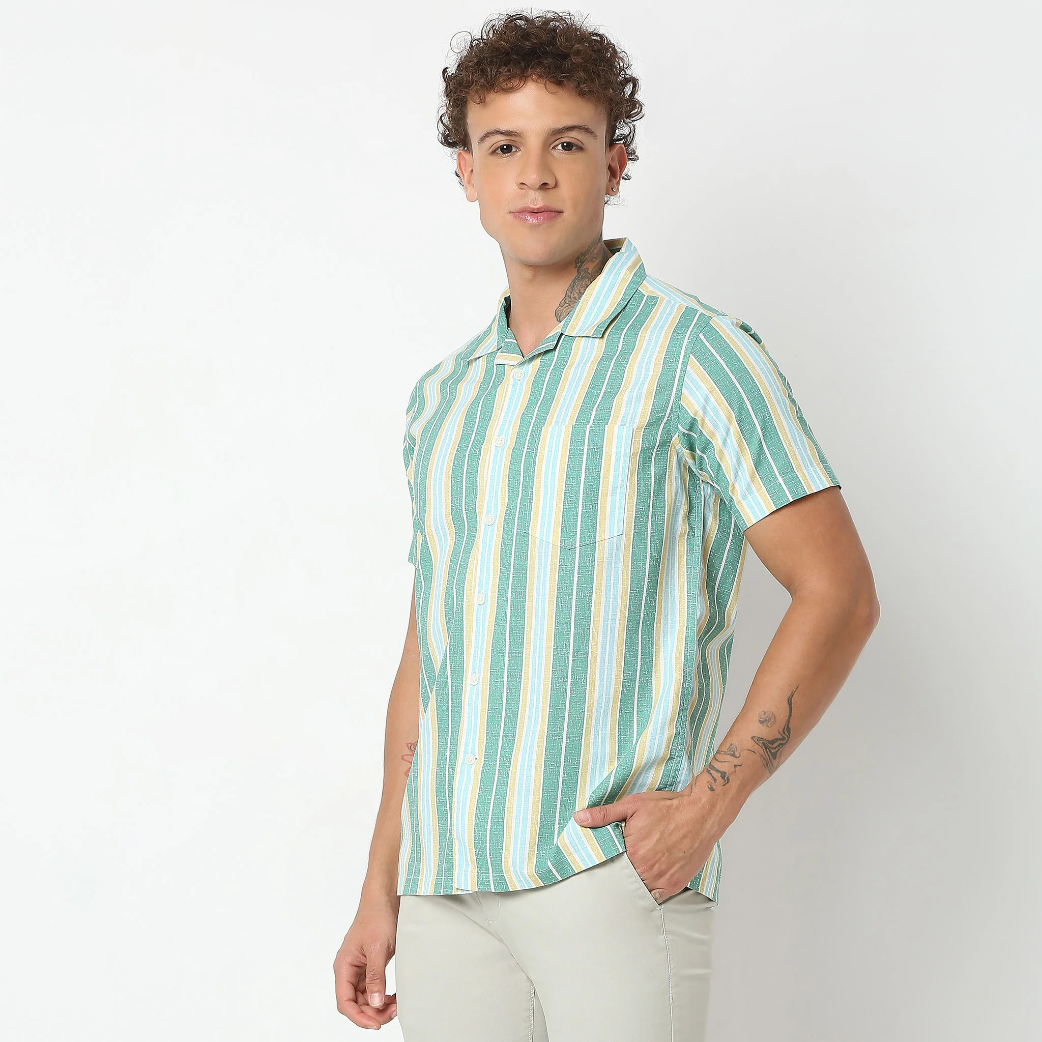 Regular Fit Printed Shirt - Image 10