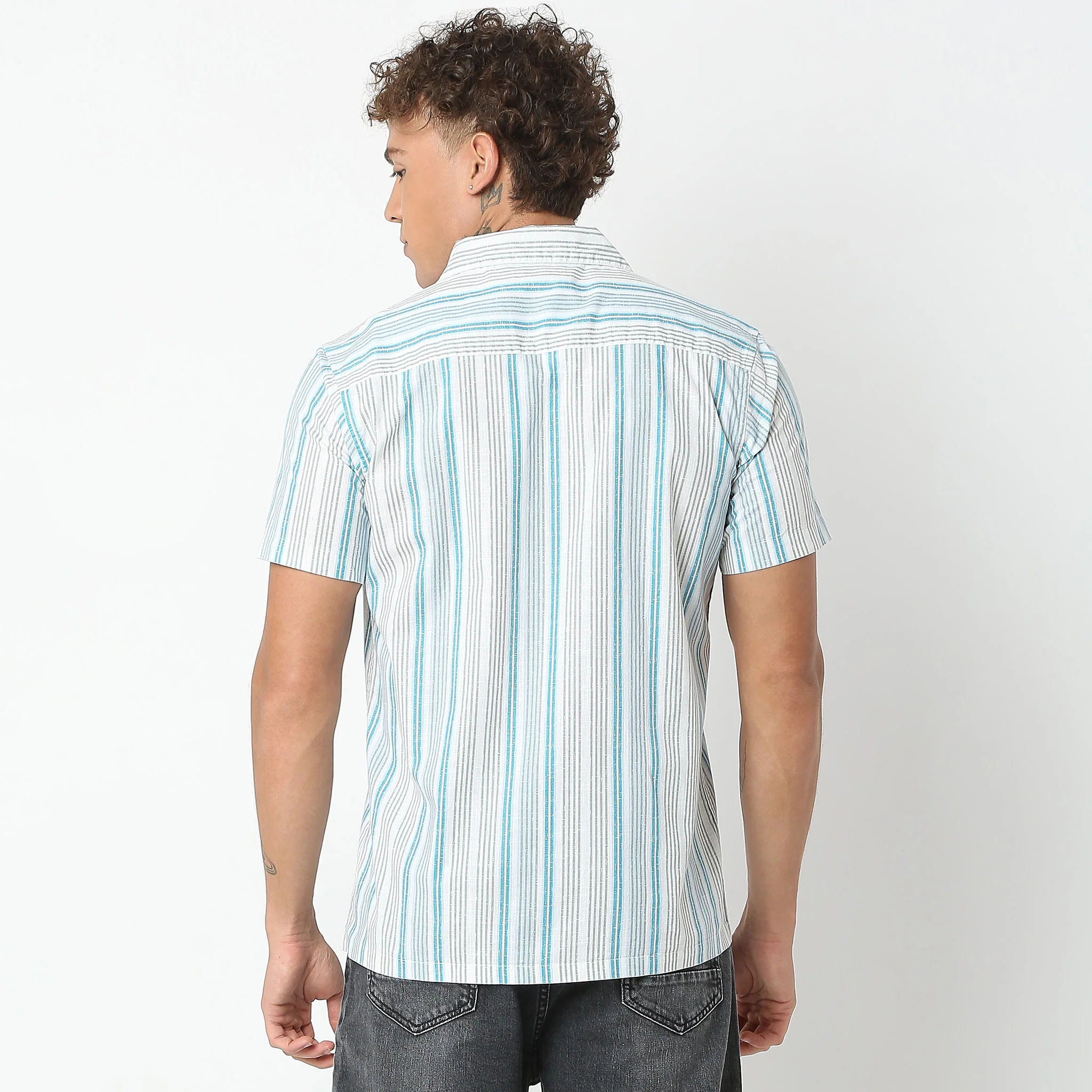 Regular Fit Printed Shirt - Image 13