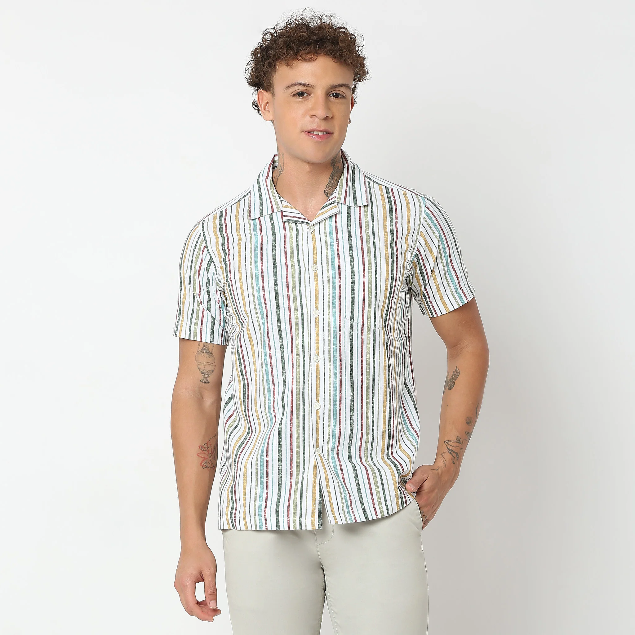 Regular Fit Printed Shirt - Image 2