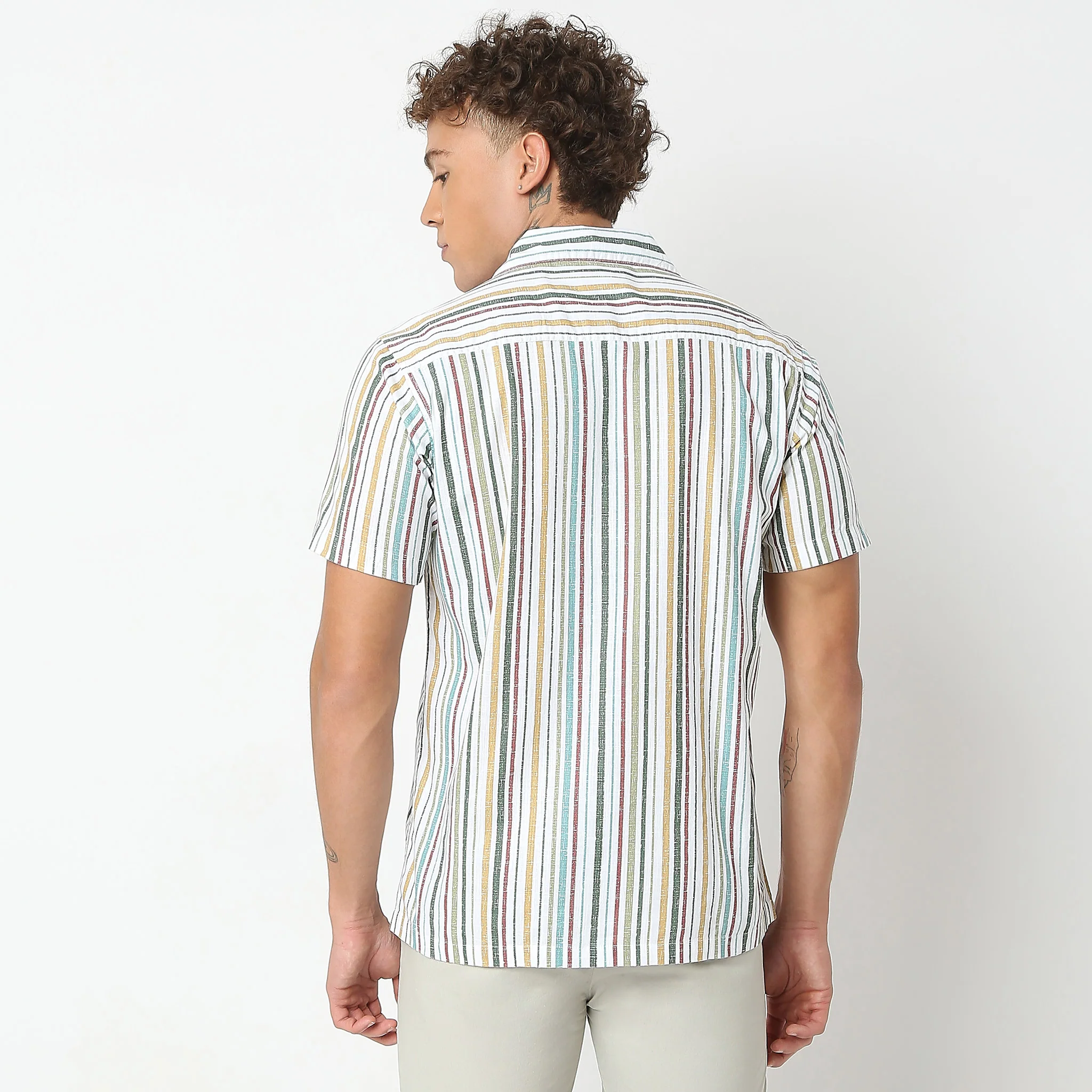 Regular Fit Printed Shirt - Image 3