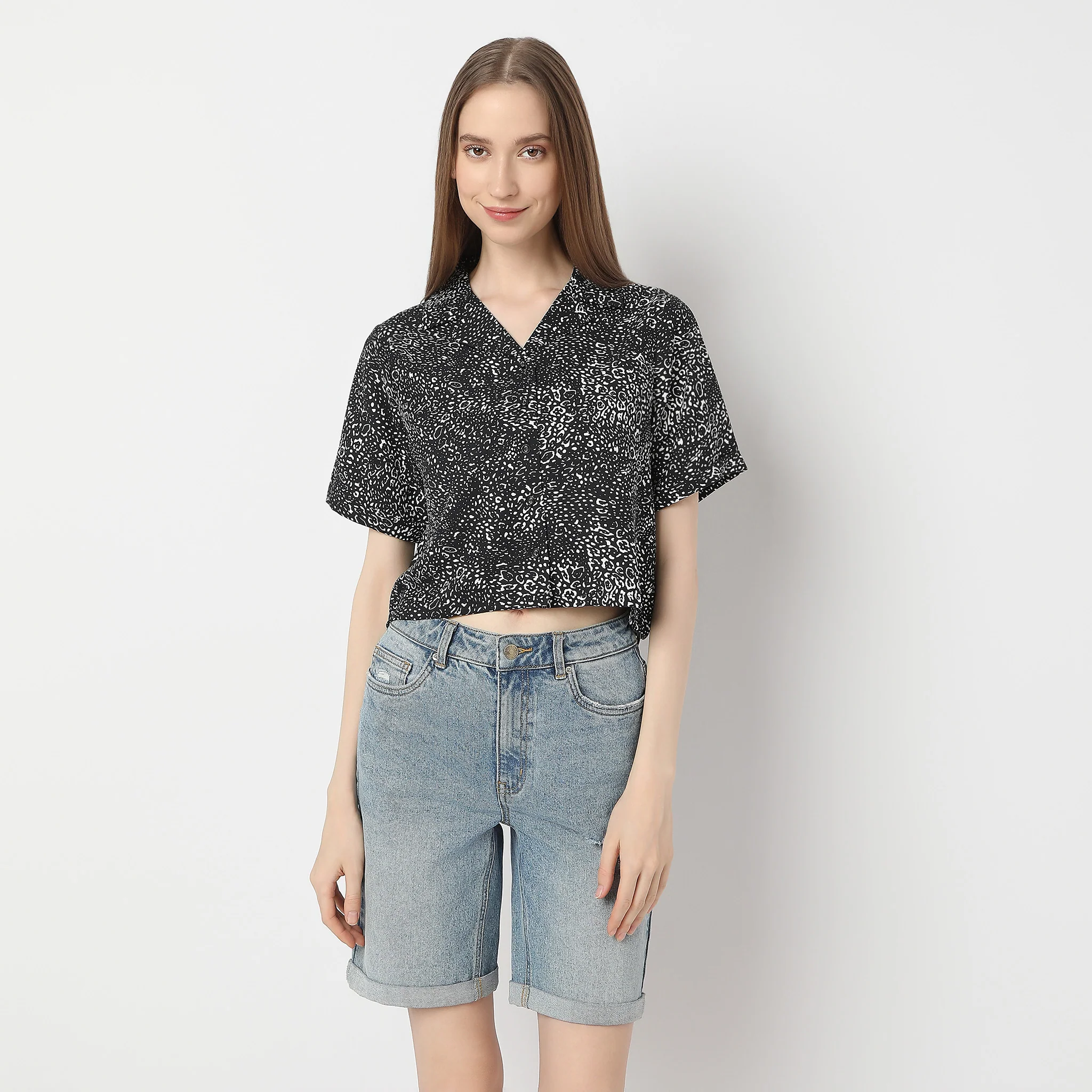 Regular Fit Printed Shirt - Image 2