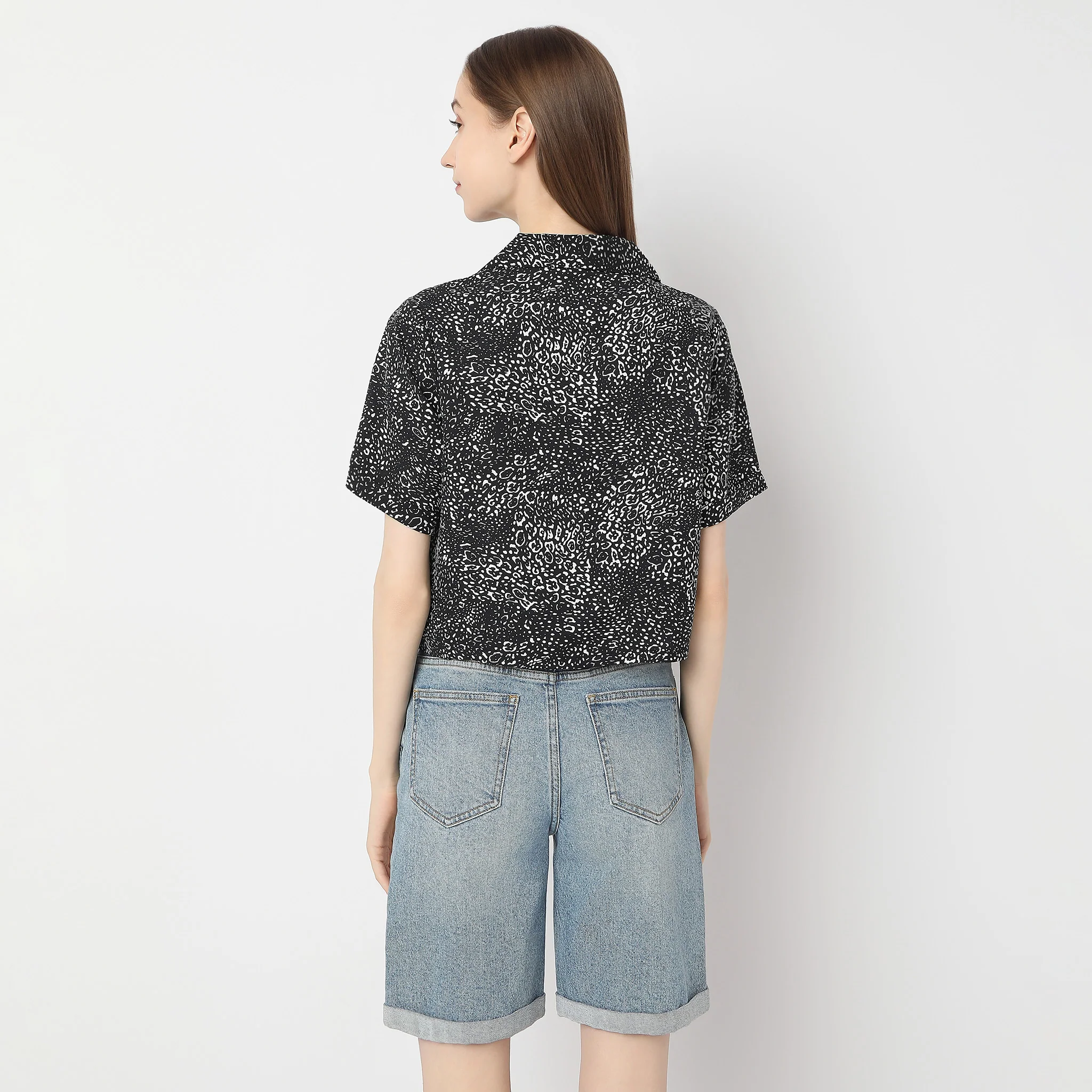 Regular Fit Printed Shirt - Image 3