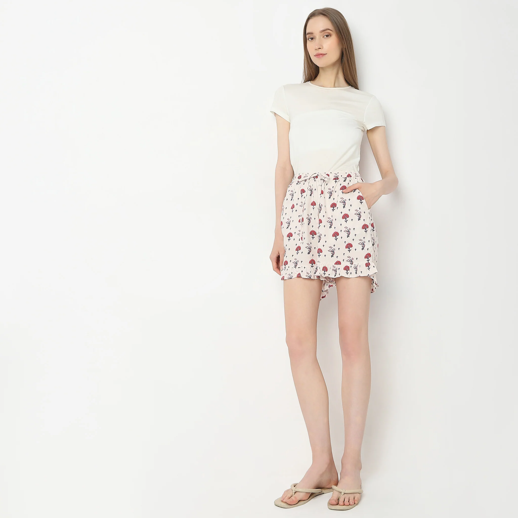 Woven Printed Lounge Shorts