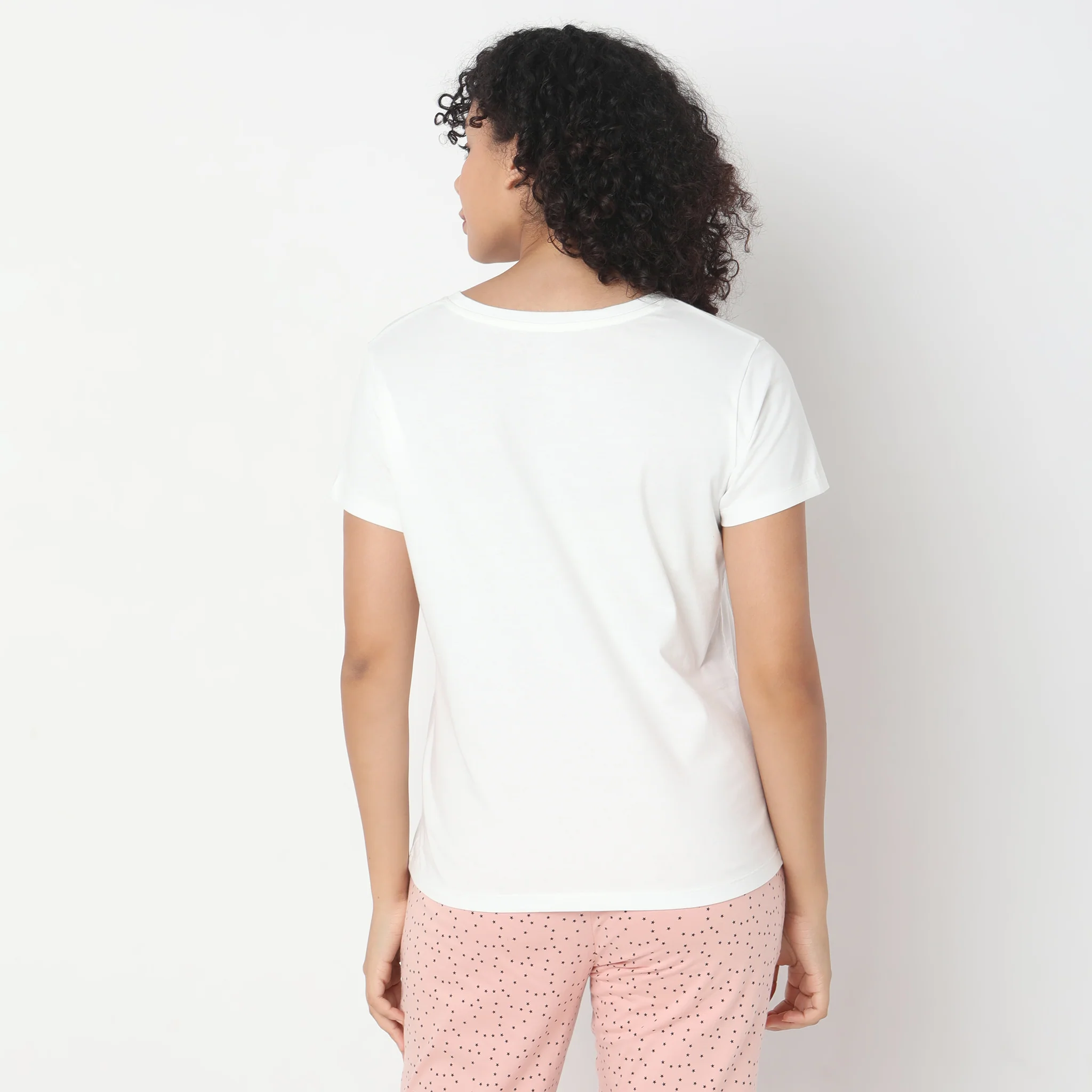 Knitted Printed Lounge T-Shirt - Image 3