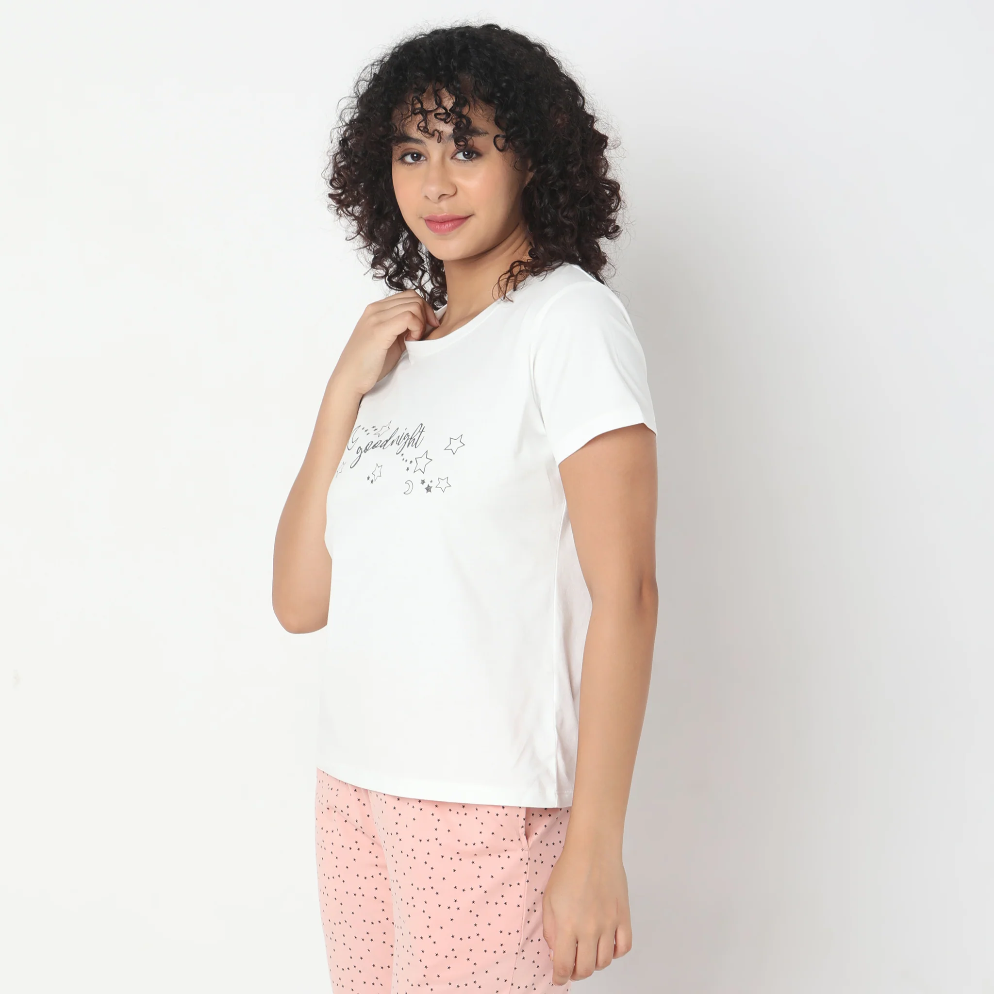 Knitted Printed Lounge T-Shirt - Image 5