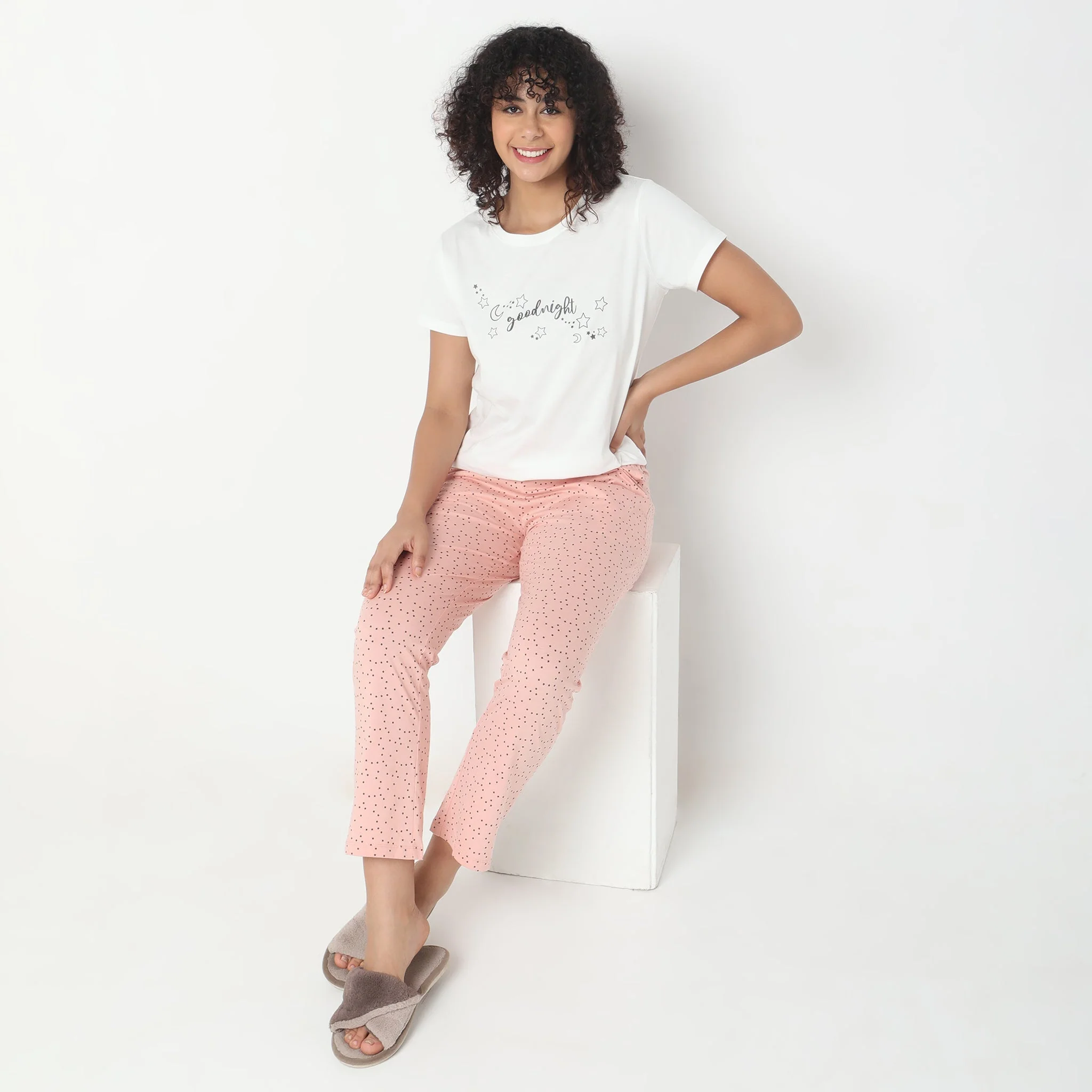 Knitted Printed Lounge T-Shirt - Image 6