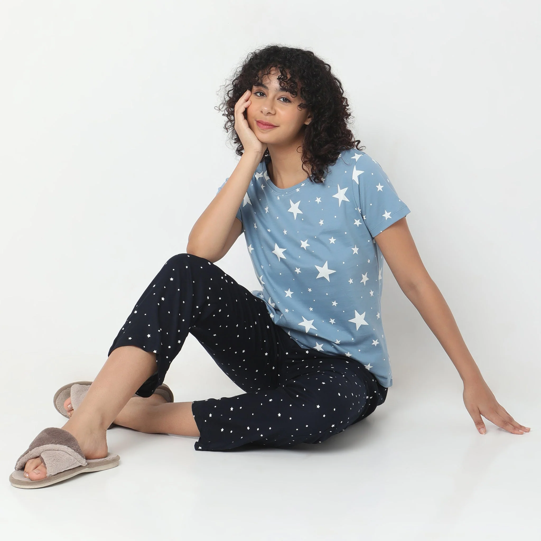Knitted Printed Lounge T-Shirt - Image 6