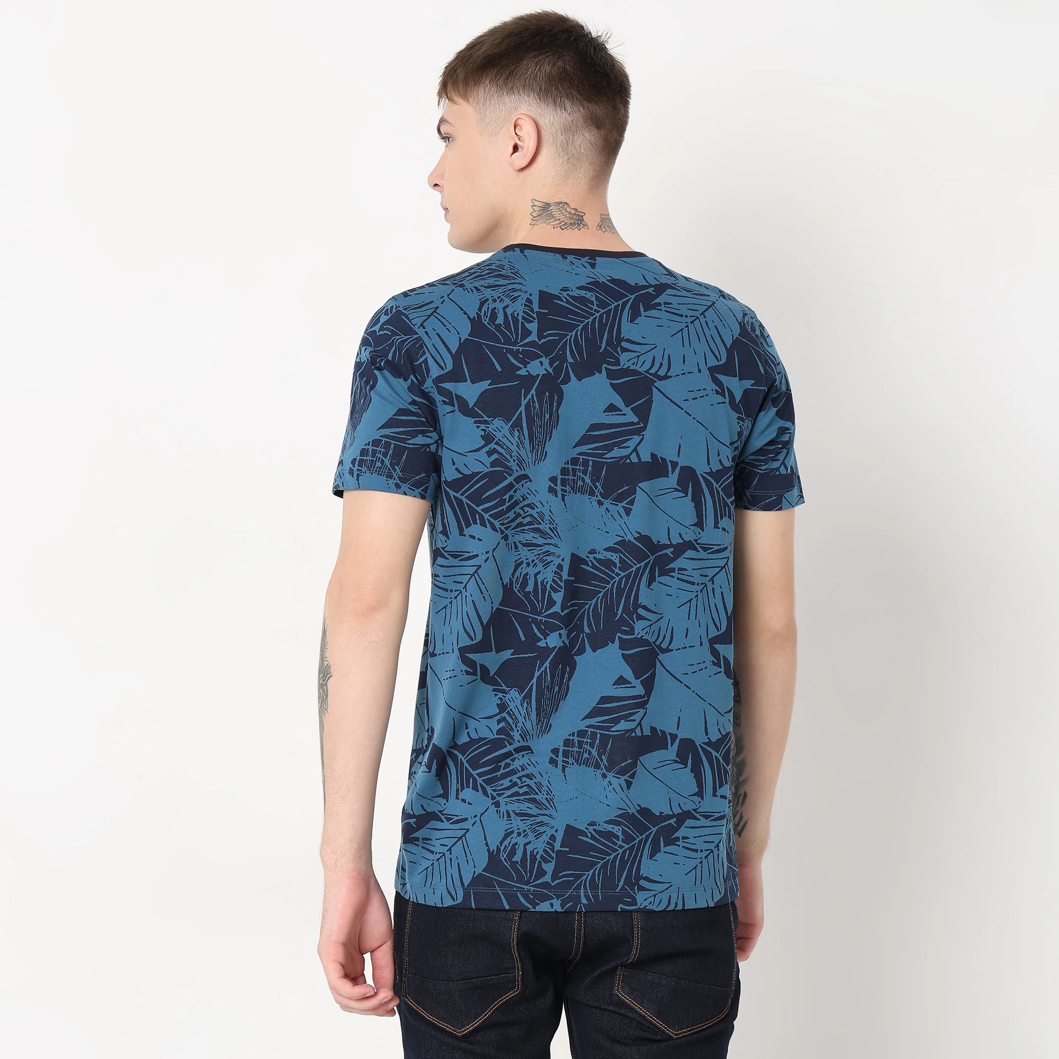 Knitted Printed T-Shirt - Image 3