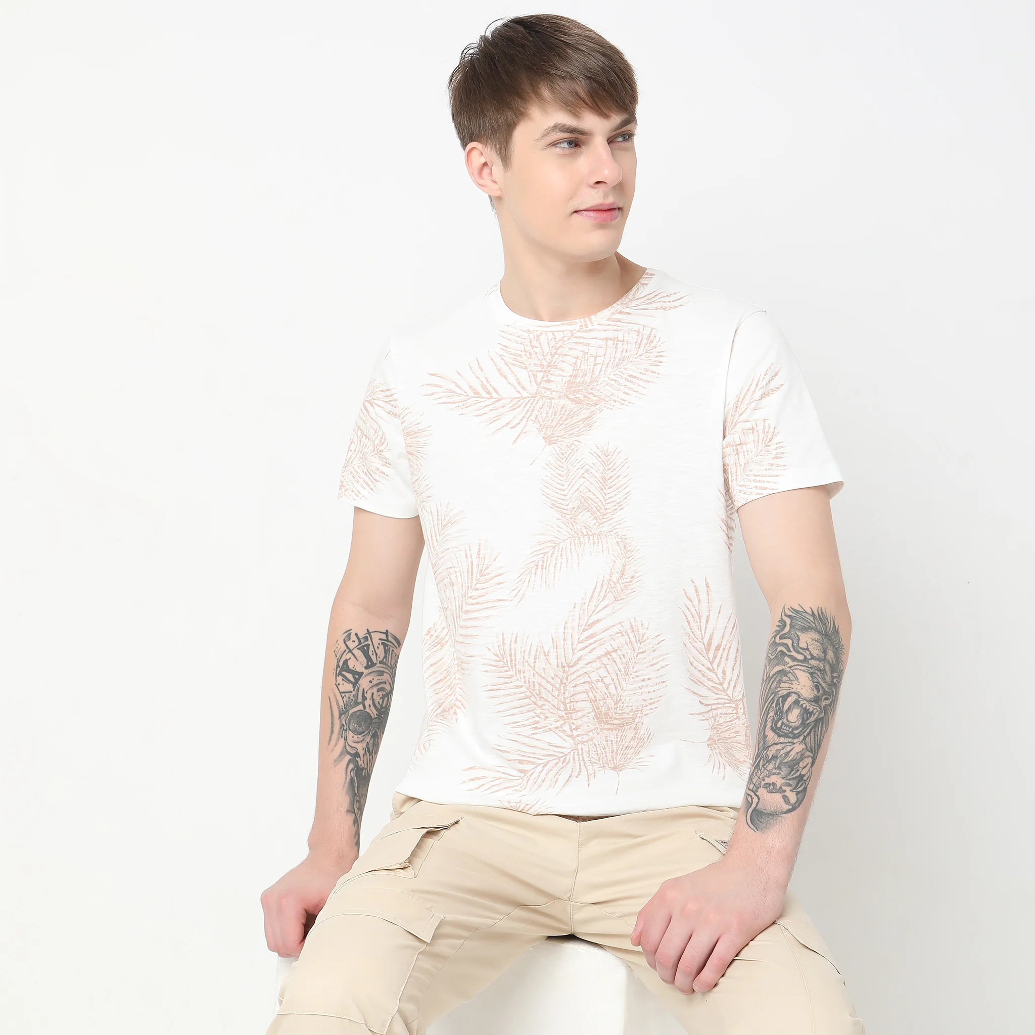 Regular Fit Printed T-Shirt - Image 2