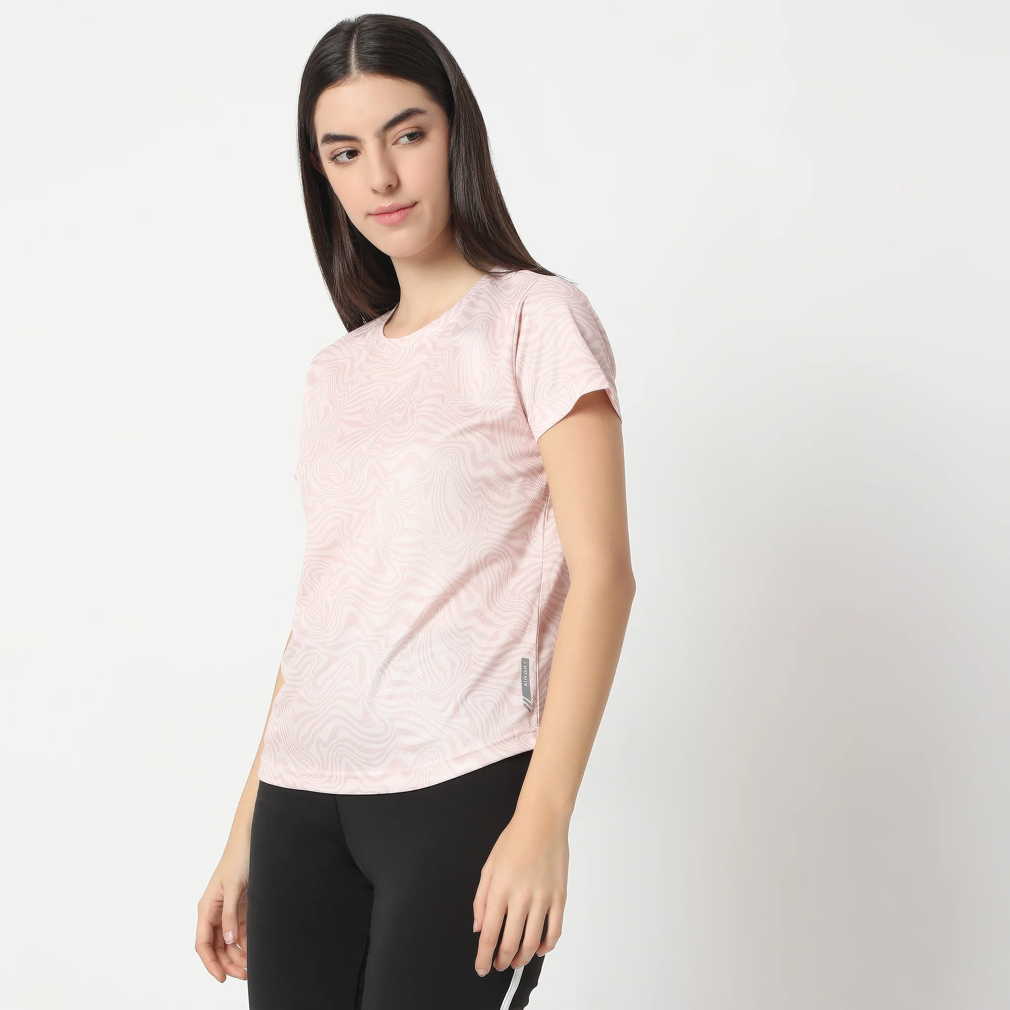 Printed Short Sleeve Active T-Shirt - Image 5