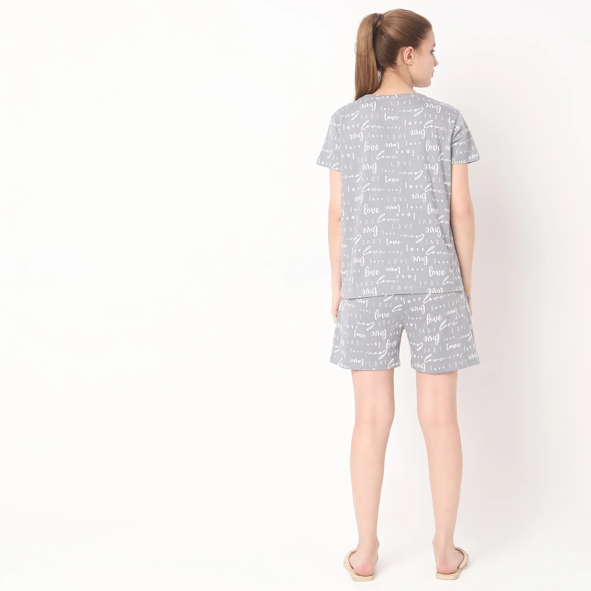 Knitted Printed Lounge T-Shirt - Image 3