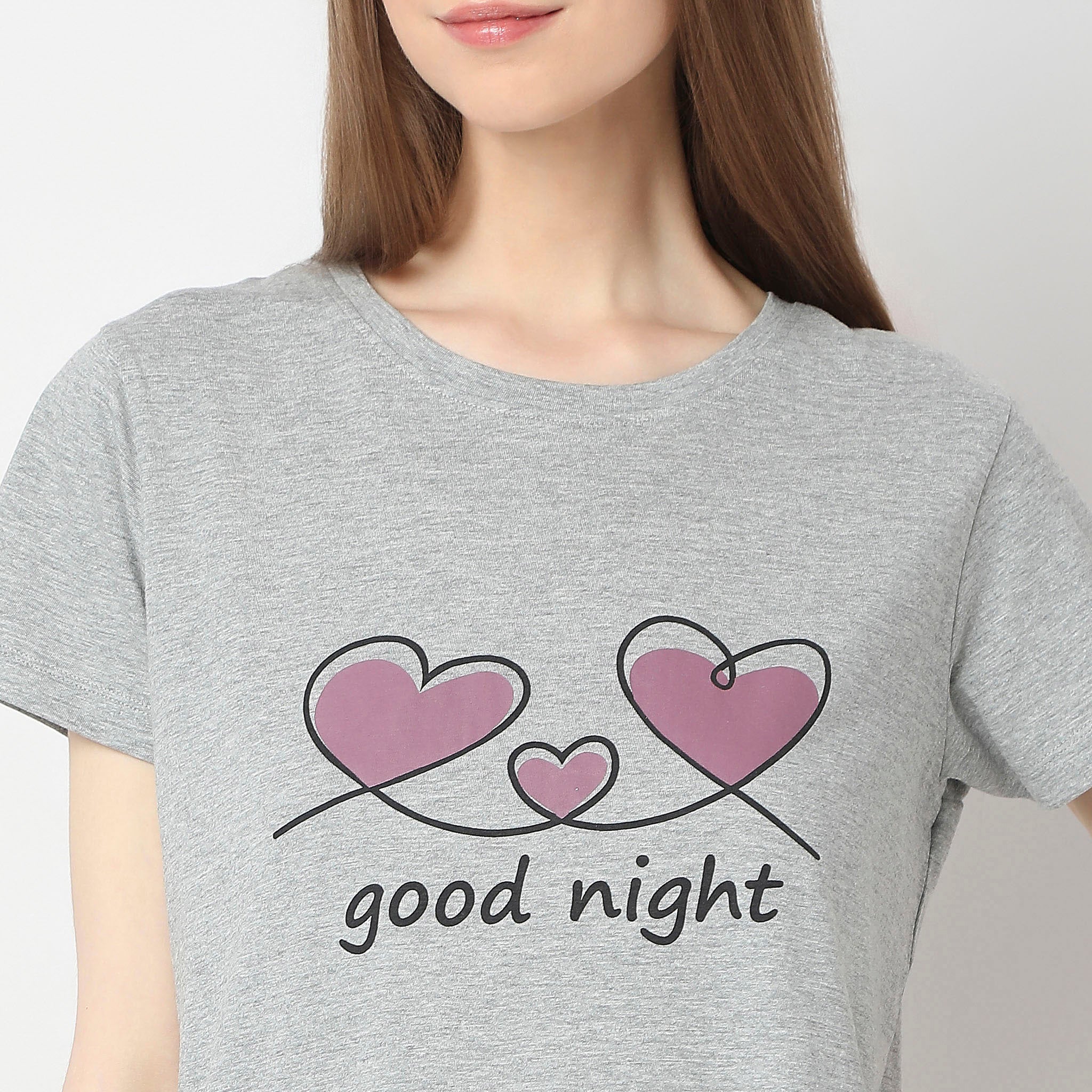 Knitted Printed Lounge T-Shirt - Image 4