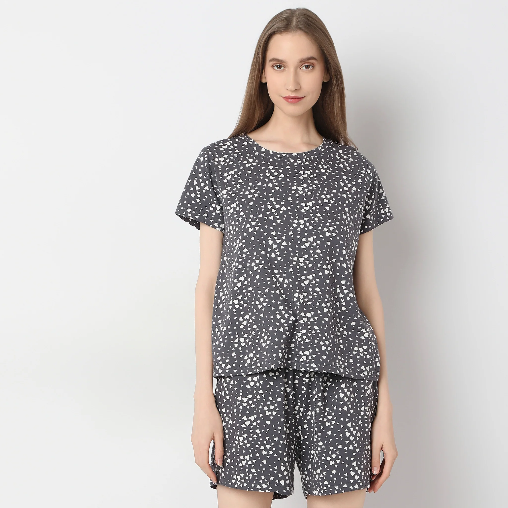Knitted Printed Lounge T-Shirt - Image 2