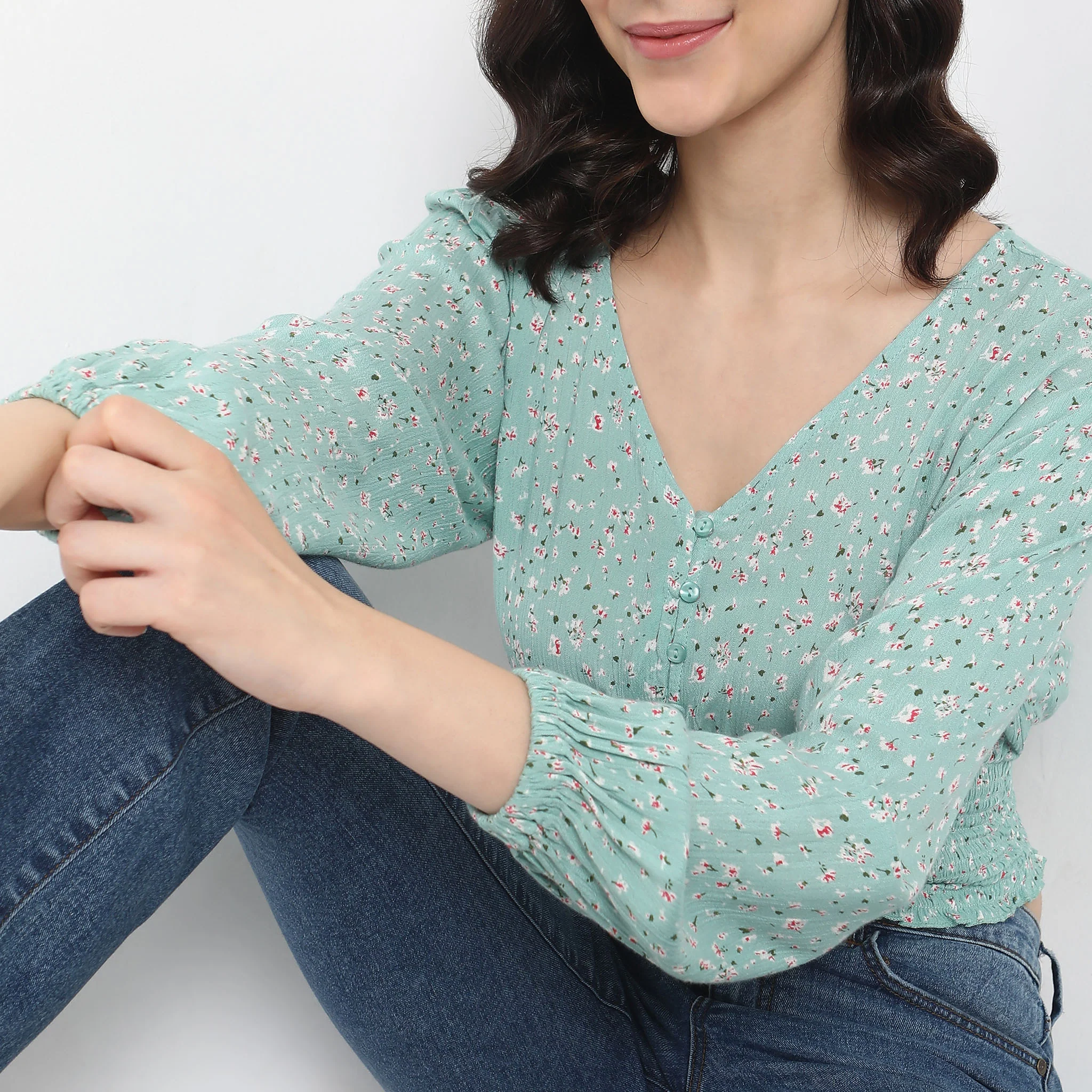 Regular Fit Printed Top - Image 4