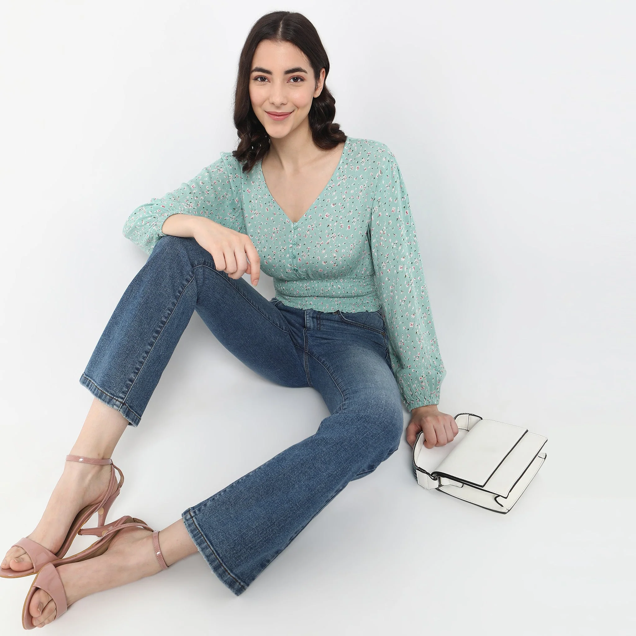 Regular Fit Printed Top - Image 6