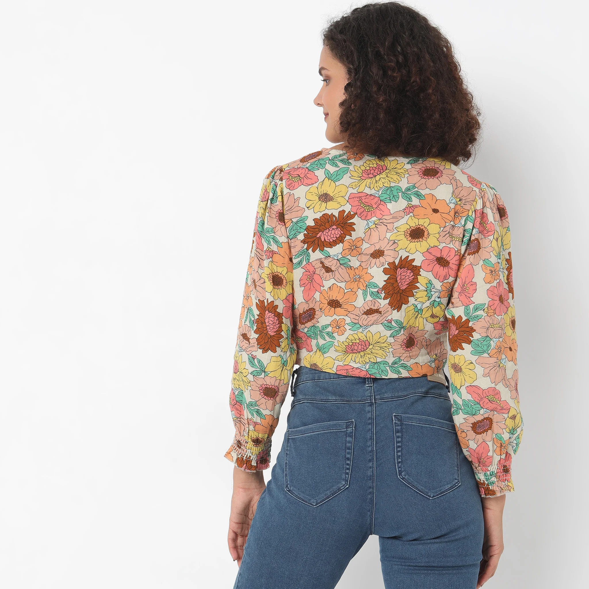 Regular Fit Printed Top - Image 3