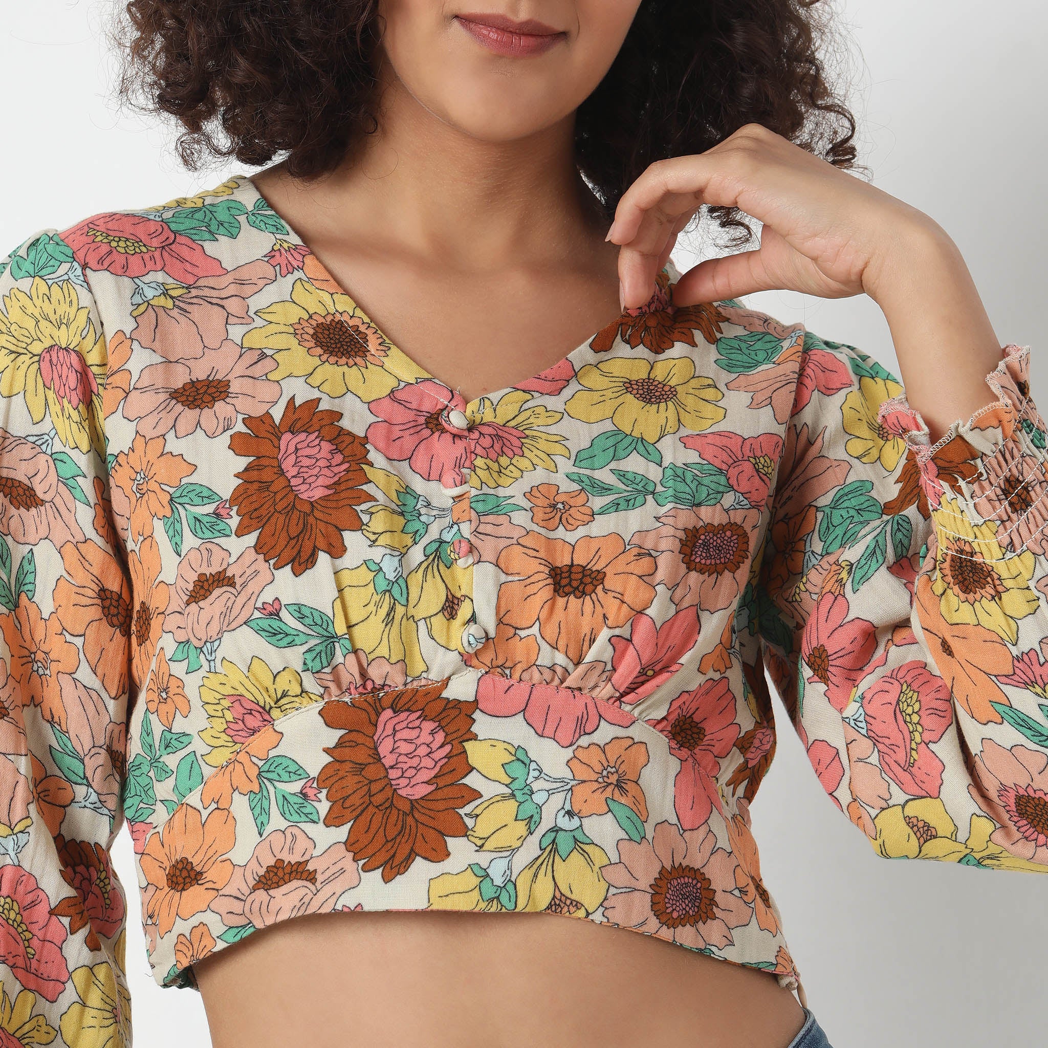 Regular Fit Printed Top - Image 4